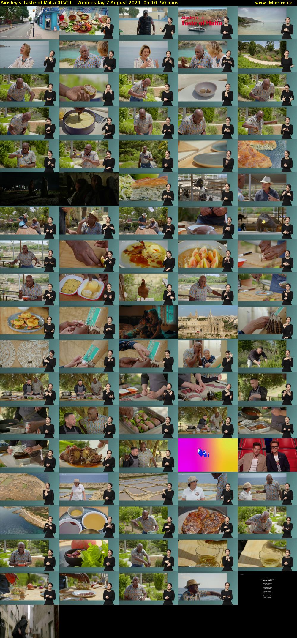 Ainsley's Taste of Malta (ITV1) Wednesday 7 August 2024 05:10 - 06:00