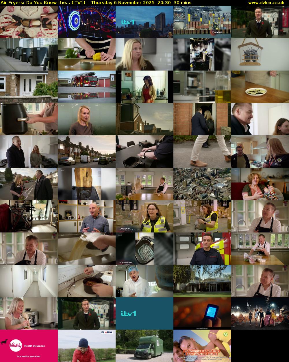 Air Fryers: Do You Know the... (ITV1) Thursday 6 November 2025 20:30 - 21:00