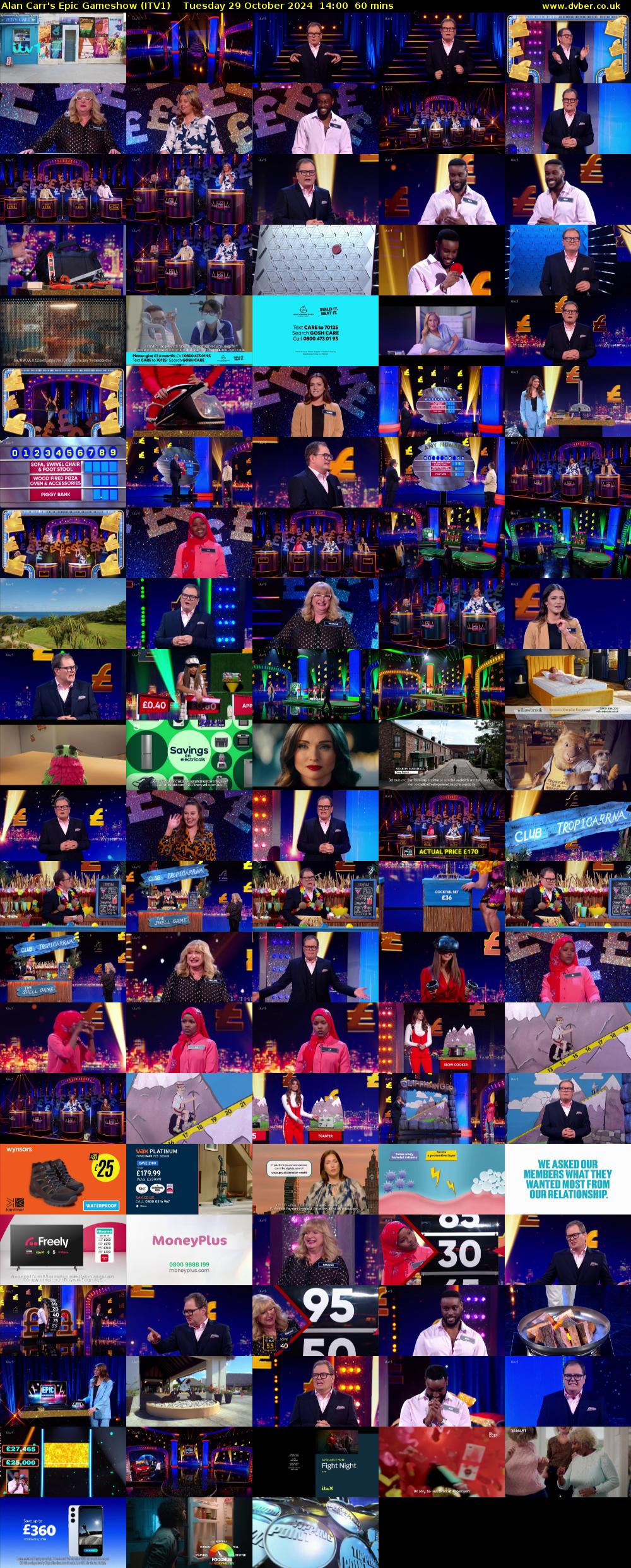 Alan Carr's Epic Gameshow (ITV1) Tuesday 29 October 2024 14:00 - 15:00