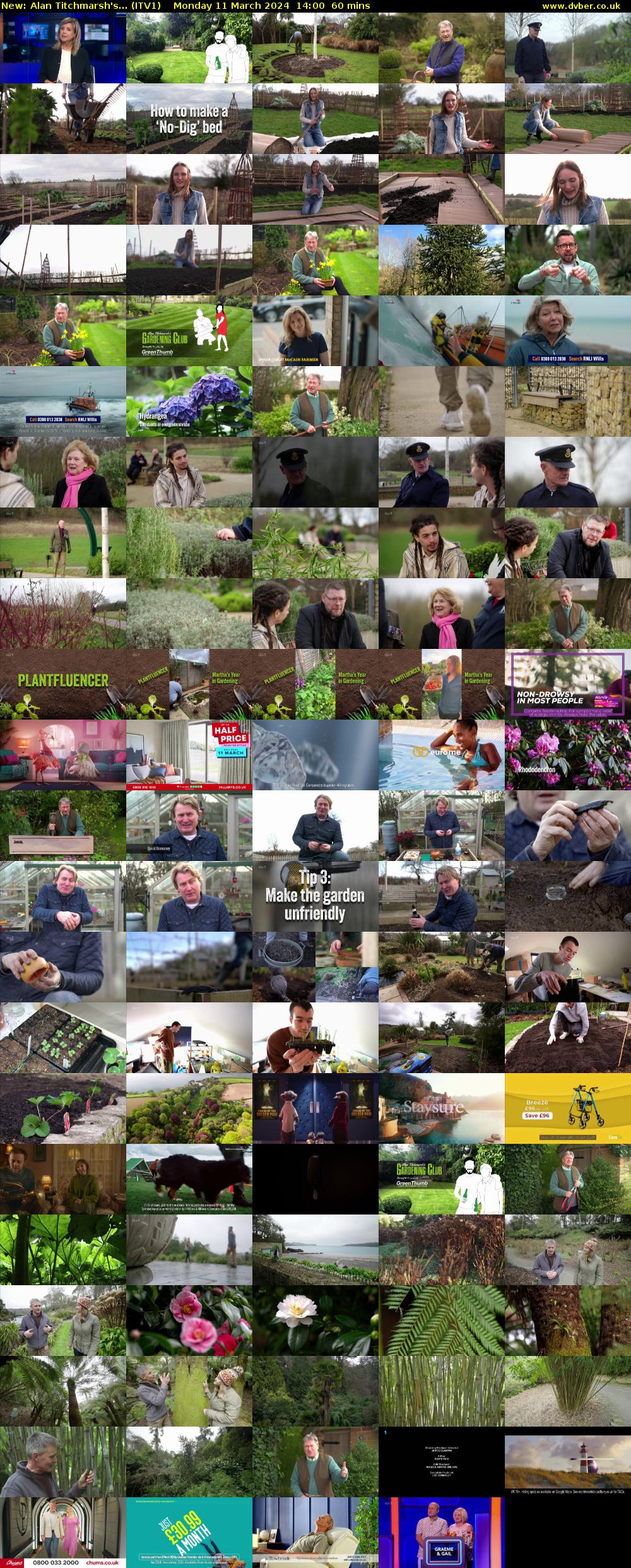 Alan Titchmarsh's... (ITV1) Monday 11 March 2024 14:00 - 15:00