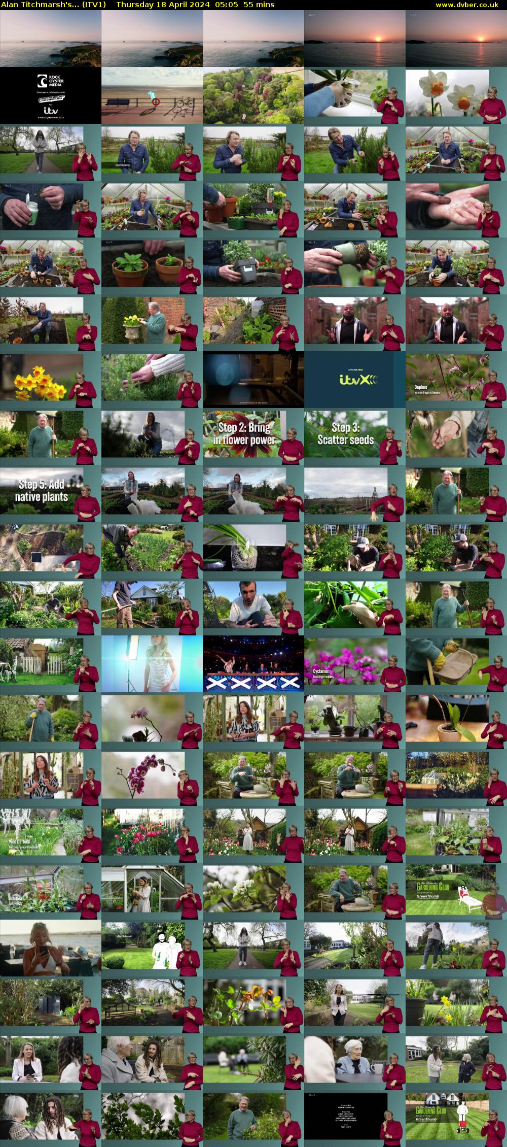 Alan Titchmarsh's... (ITV1) Thursday 18 April 2024 05:05 - 06:00