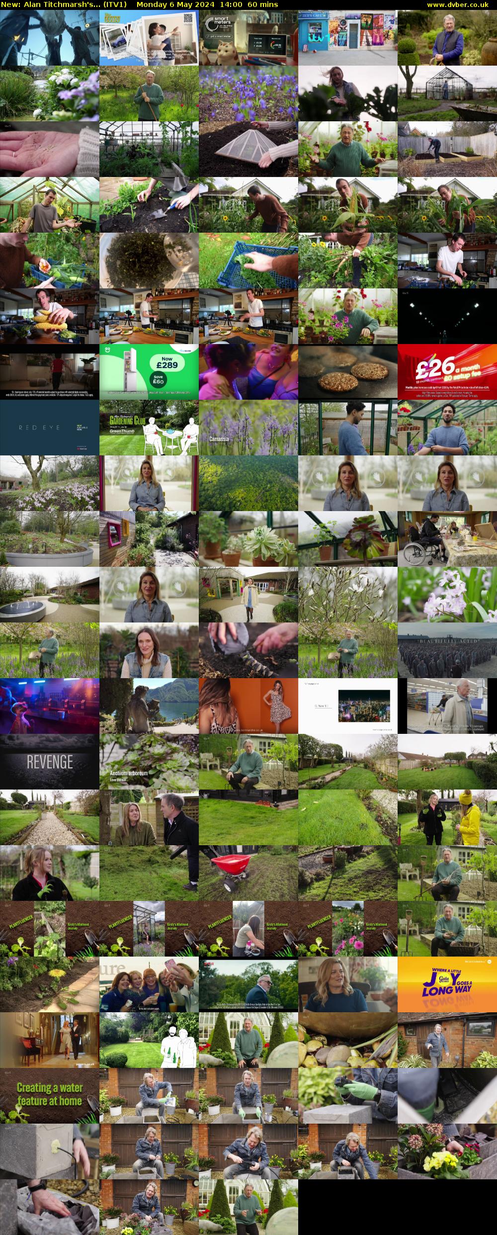 Alan Titchmarsh's... (ITV1) Monday 6 May 2024 14:00 - 15:00