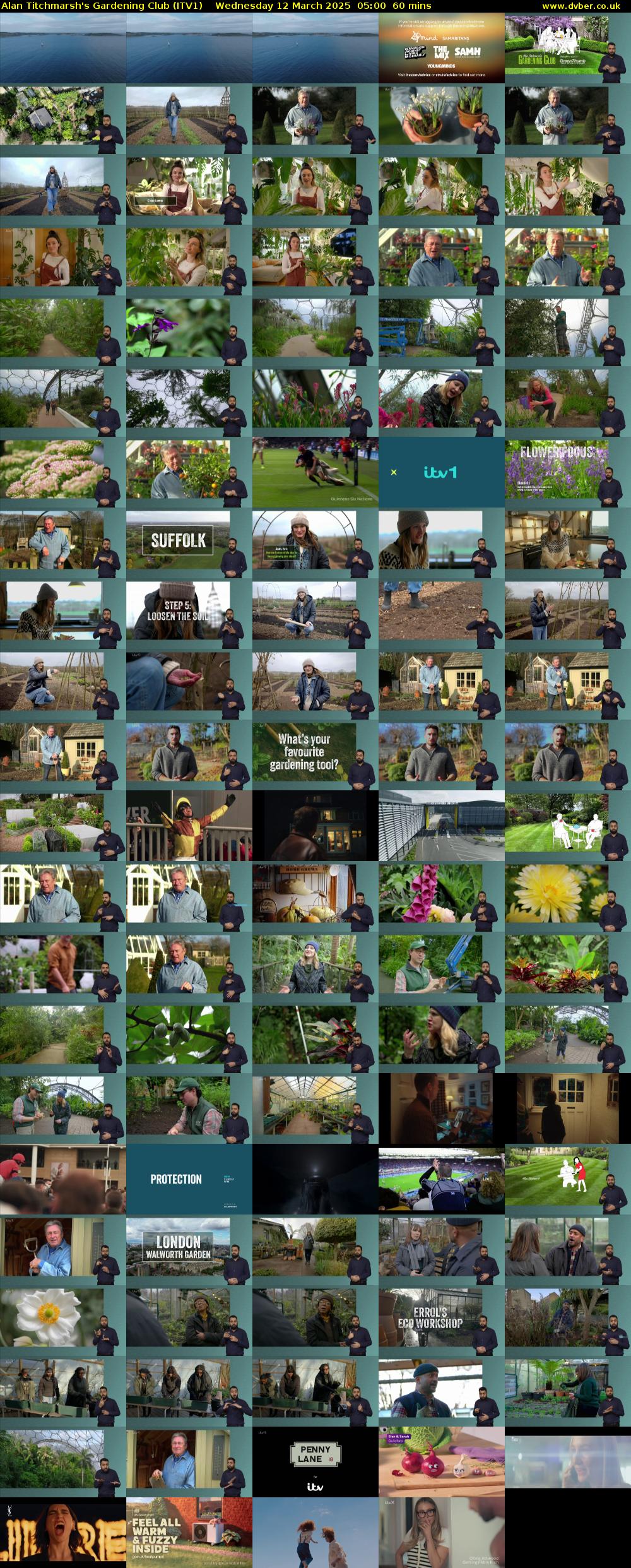 Alan Titchmarsh's Gardening Club (ITV1) Wednesday 12 March 2025 05:00 - 06:00