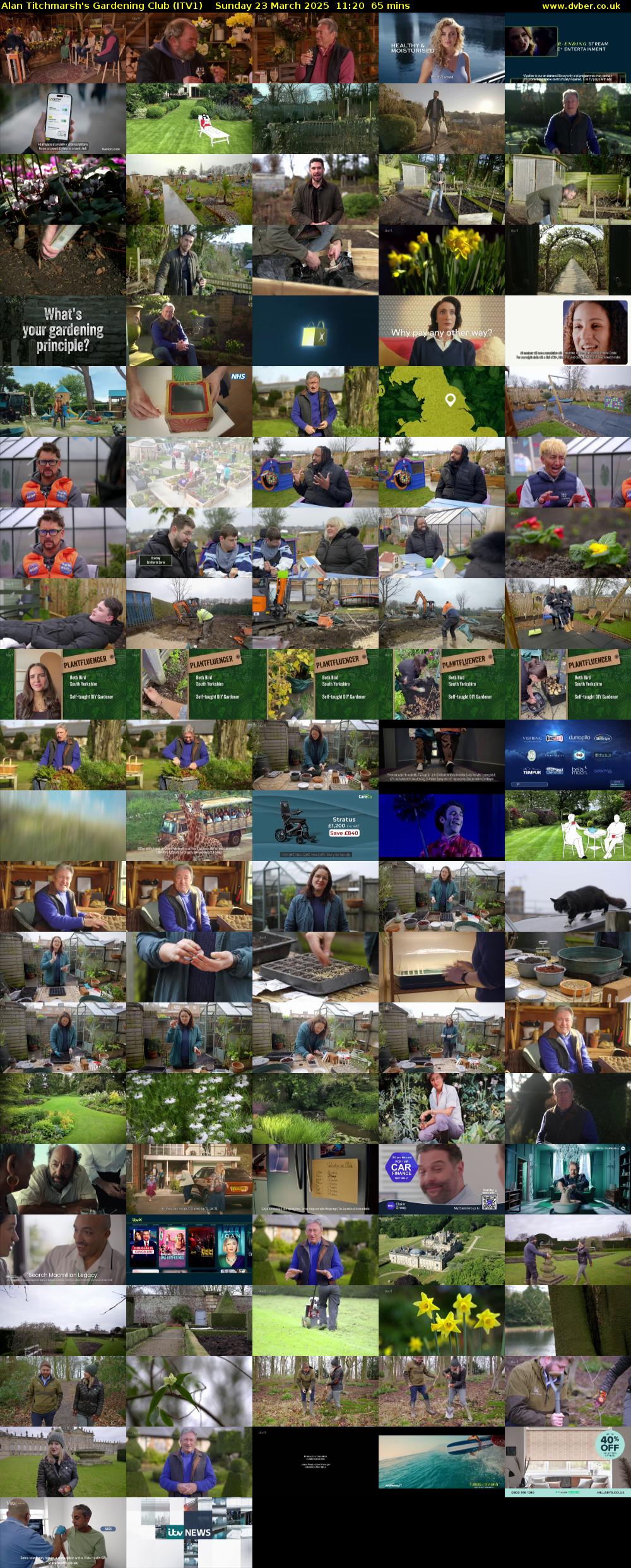 Alan Titchmarsh's Gardening Club (ITV1) Sunday 23 March 2025 11:20 - 12:25