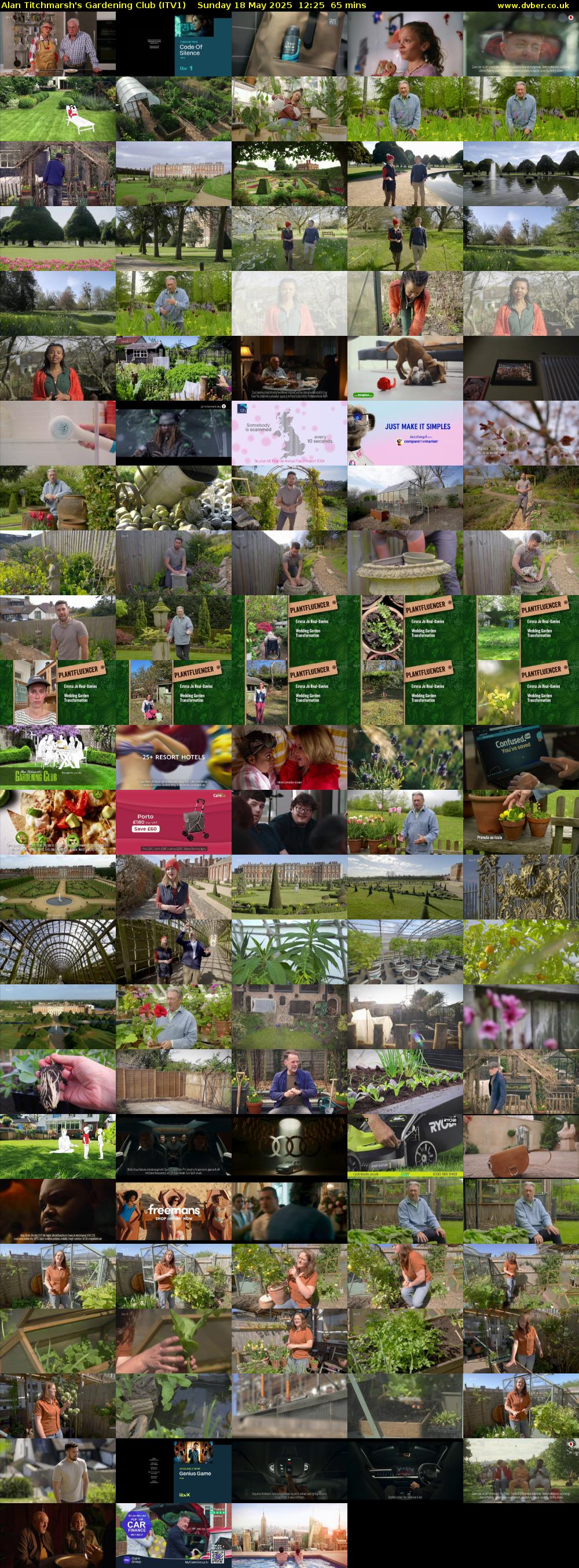 Alan Titchmarsh's Gardening Club (ITV1) Sunday 18 May 2025 12:25 - 13:30