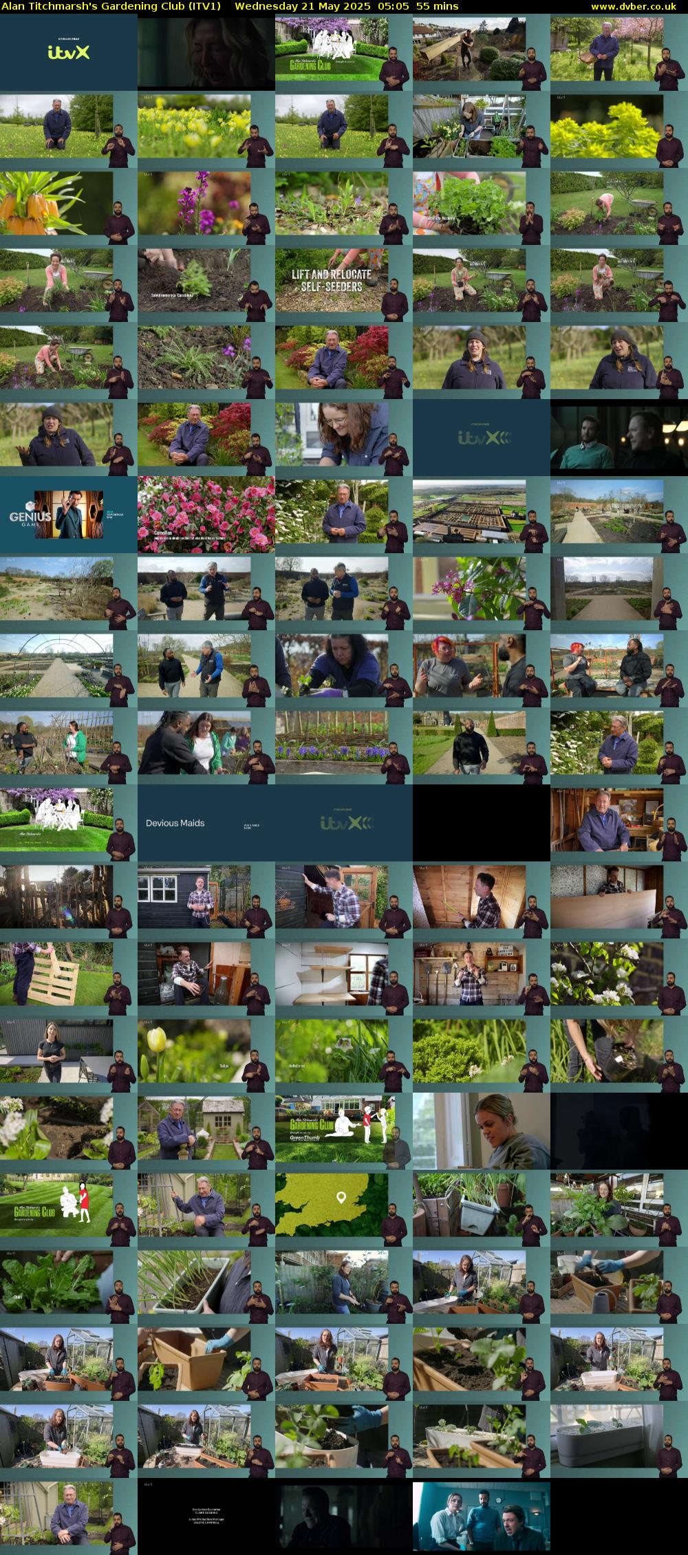 Alan Titchmarsh's Gardening Club (ITV1) Wednesday 21 May 2025 05:05 - 06:00