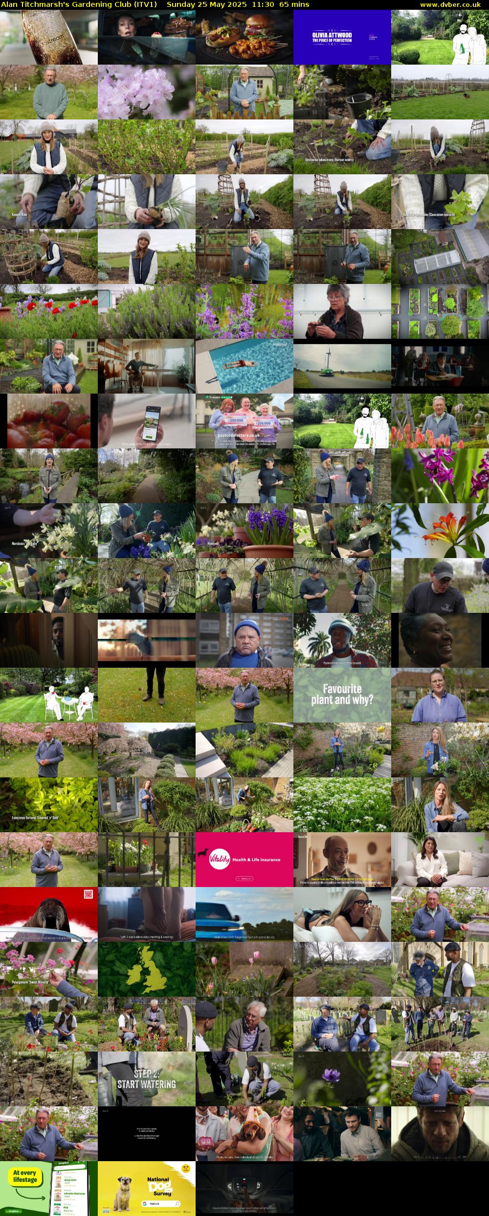 Alan Titchmarsh's Gardening Club (ITV1) Sunday 25 May 2025 11:30 - 12:35