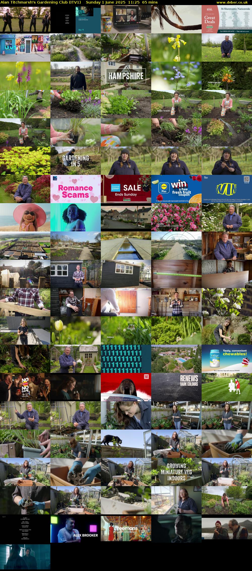 Alan Titchmarsh's Gardening Club (ITV1) Sunday 1 June 2025 11:25 - 12:30