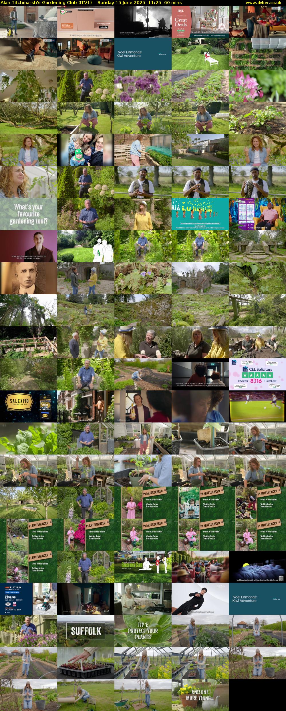 Alan Titchmarsh's Gardening Club (ITV1) Sunday 15 June 2025 11:25 - 12:25