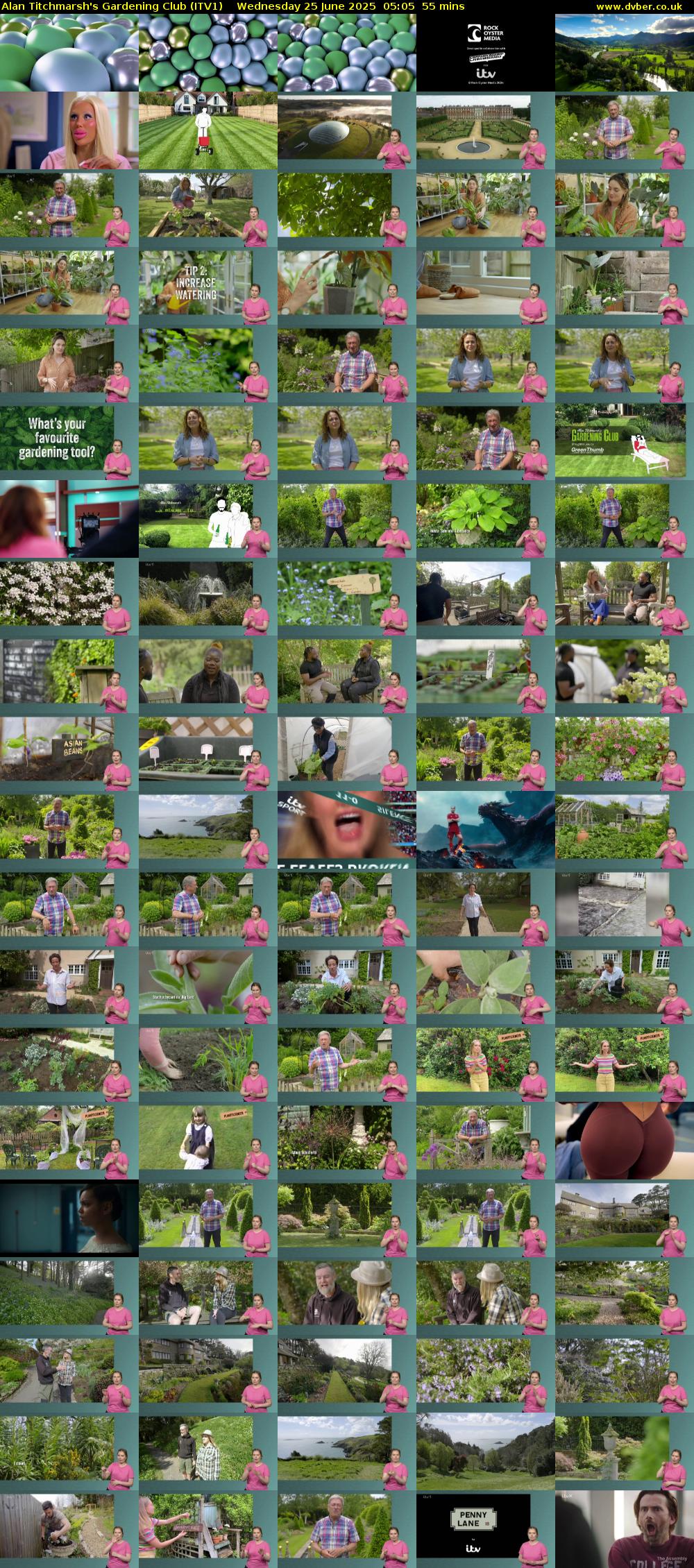 Alan Titchmarsh's Gardening Club (ITV1) Wednesday 25 June 2025 05:05 - 06:00