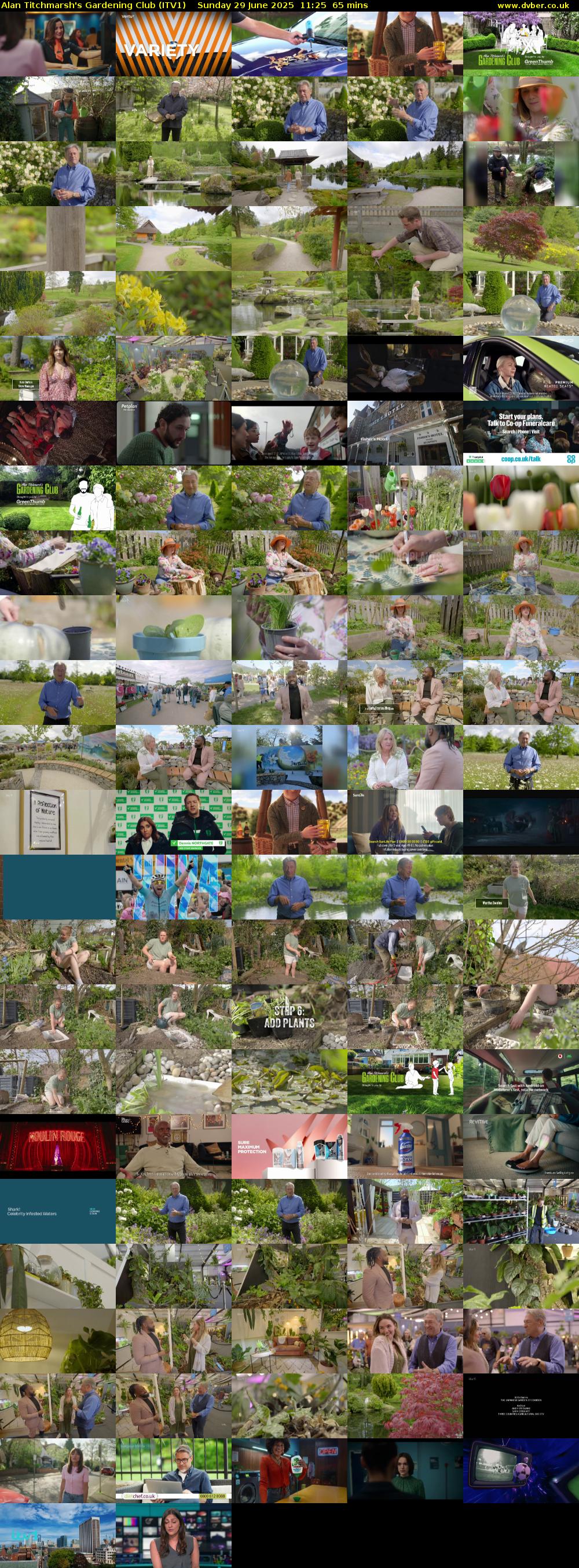 Alan Titchmarsh's Gardening Club (ITV1) Sunday 29 June 2025 11:25 - 12:30