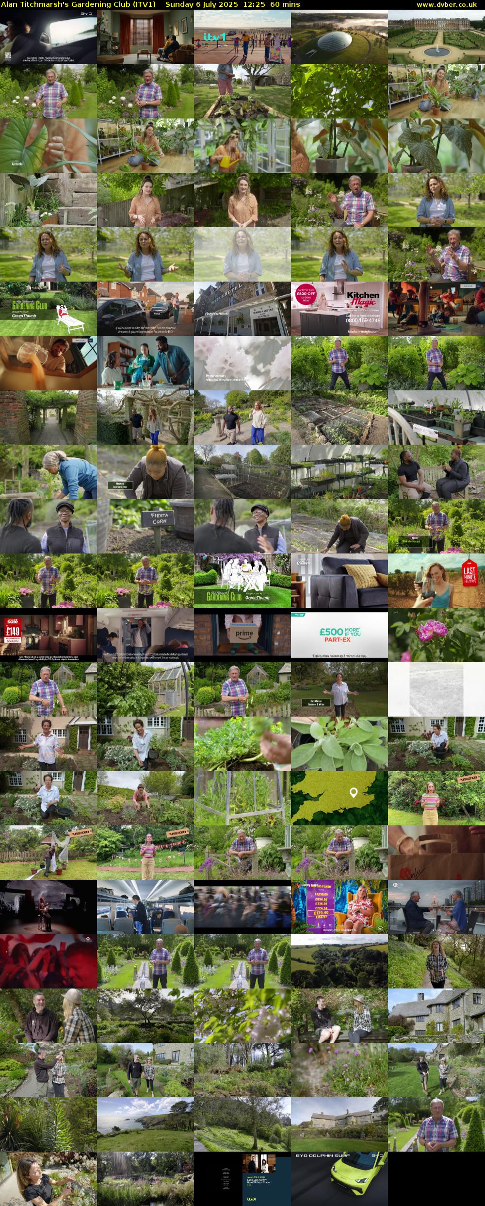 Alan Titchmarsh's Gardening Club (ITV1) Sunday 6 July 2025 12:25 - 13:25