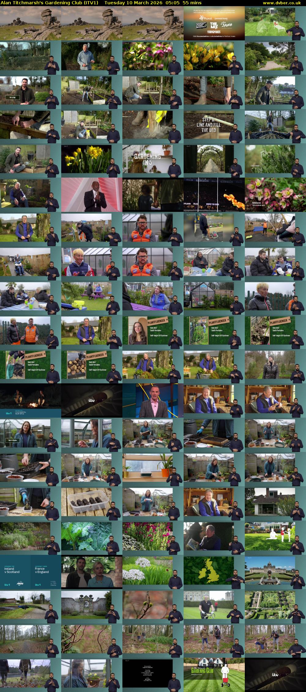 Alan Titchmarsh's Gardening Club (ITV1) Tuesday 10 March 2026 05:05 - 06:00