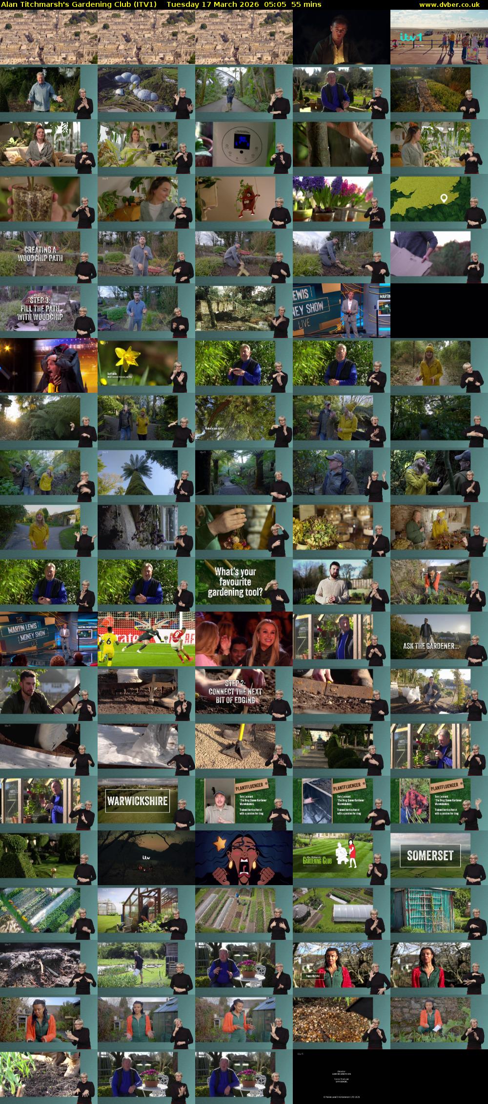 Alan Titchmarsh's Gardening Club (ITV1) Tuesday 17 March 2026 05:05 - 06:00