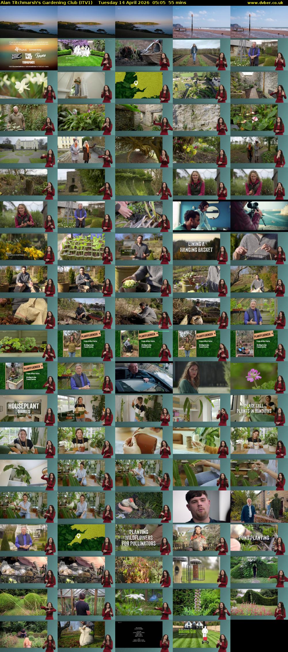 Alan Titchmarsh's Gardening Club (ITV1) Tuesday 14 April 2026 05:05 - 06:00