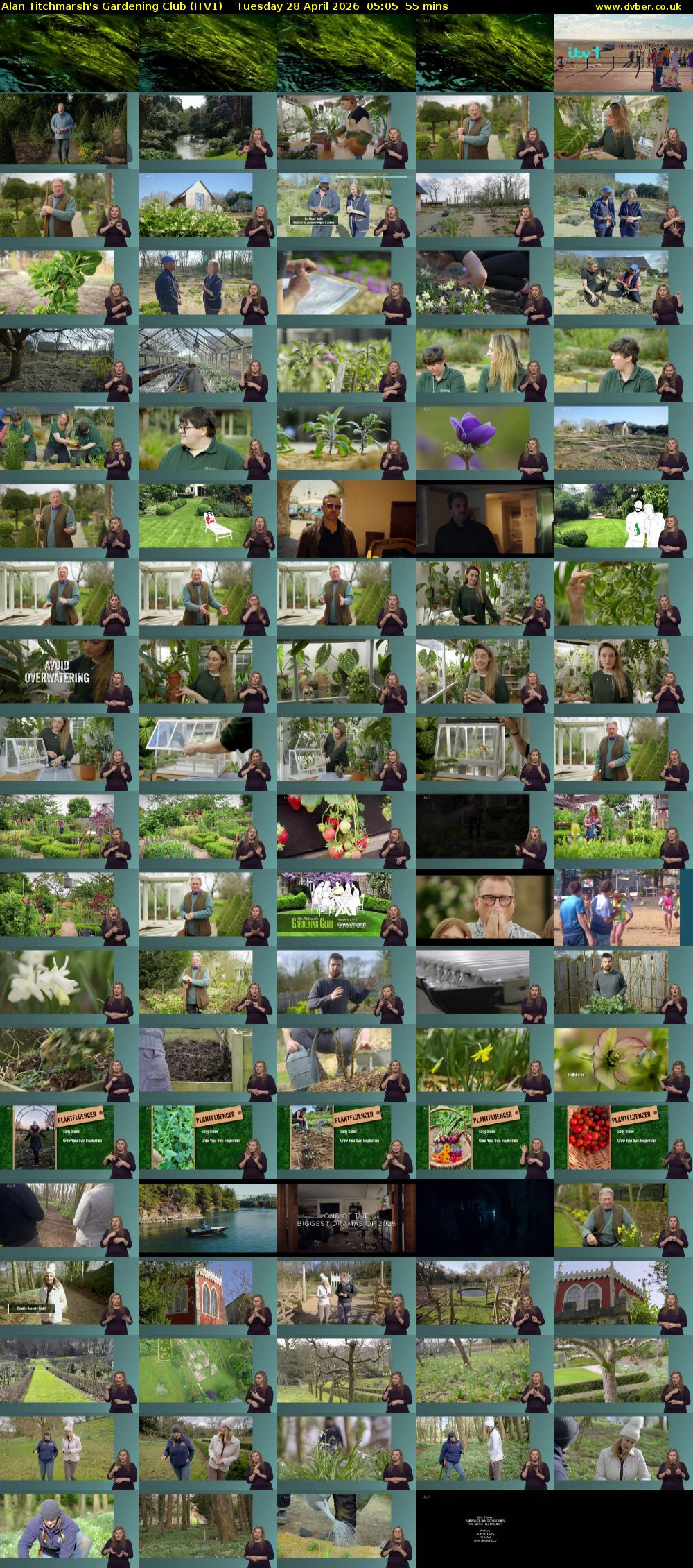 Alan Titchmarsh's Gardening Club (ITV1) Tuesday 28 April 2026 05:05 - 06:00
