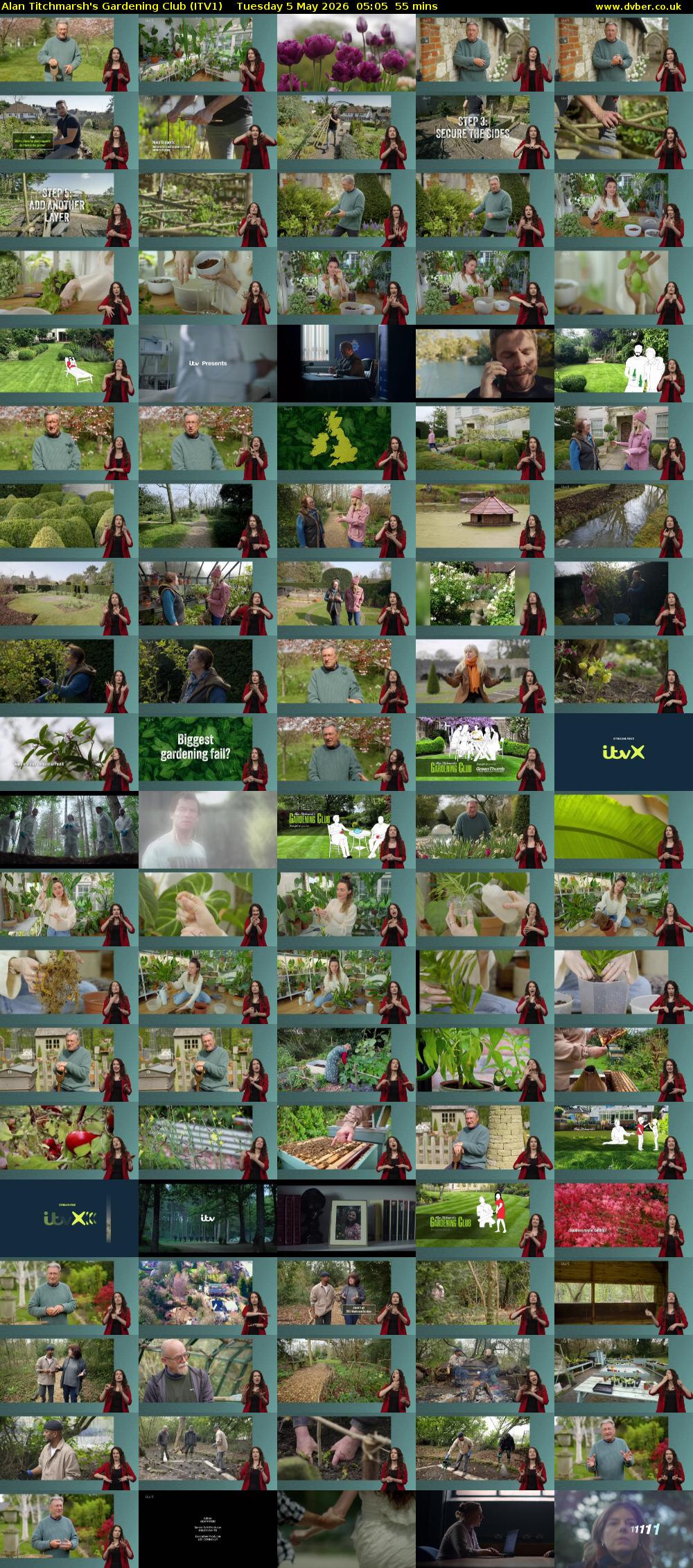 Alan Titchmarsh's Gardening Club (ITV1) Tuesday 5 May 2026 05:05 - 06:00