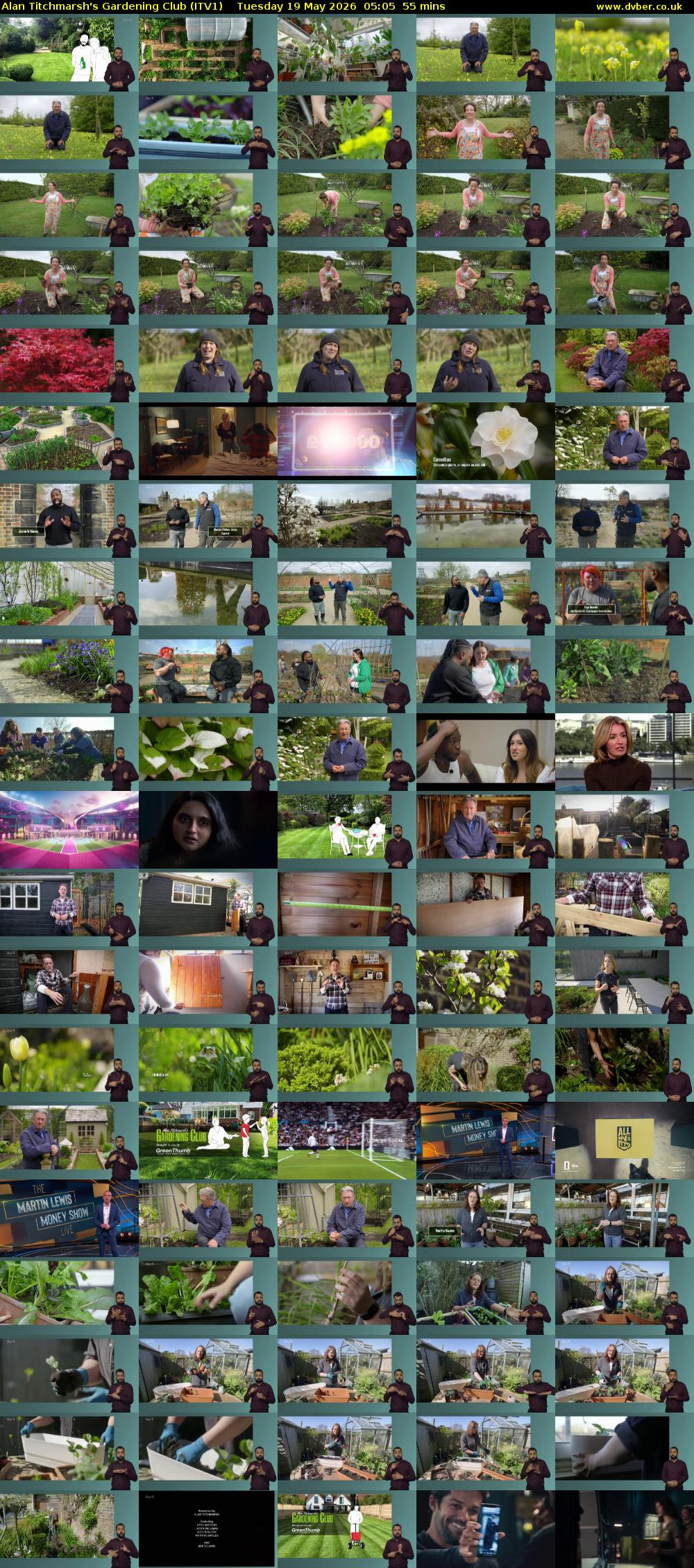 Alan Titchmarsh's Gardening Club (ITV1) Tuesday 19 May 2026 05:05 - 06:00