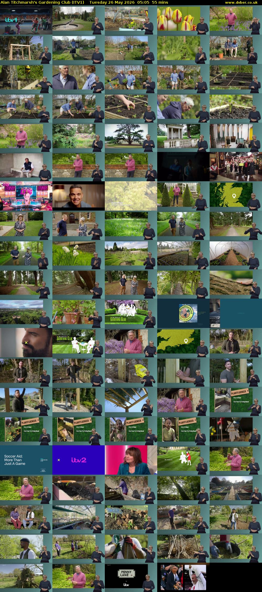 Alan Titchmarsh's Gardening Club (ITV1) Tuesday 26 May 2026 05:05 - 06:00