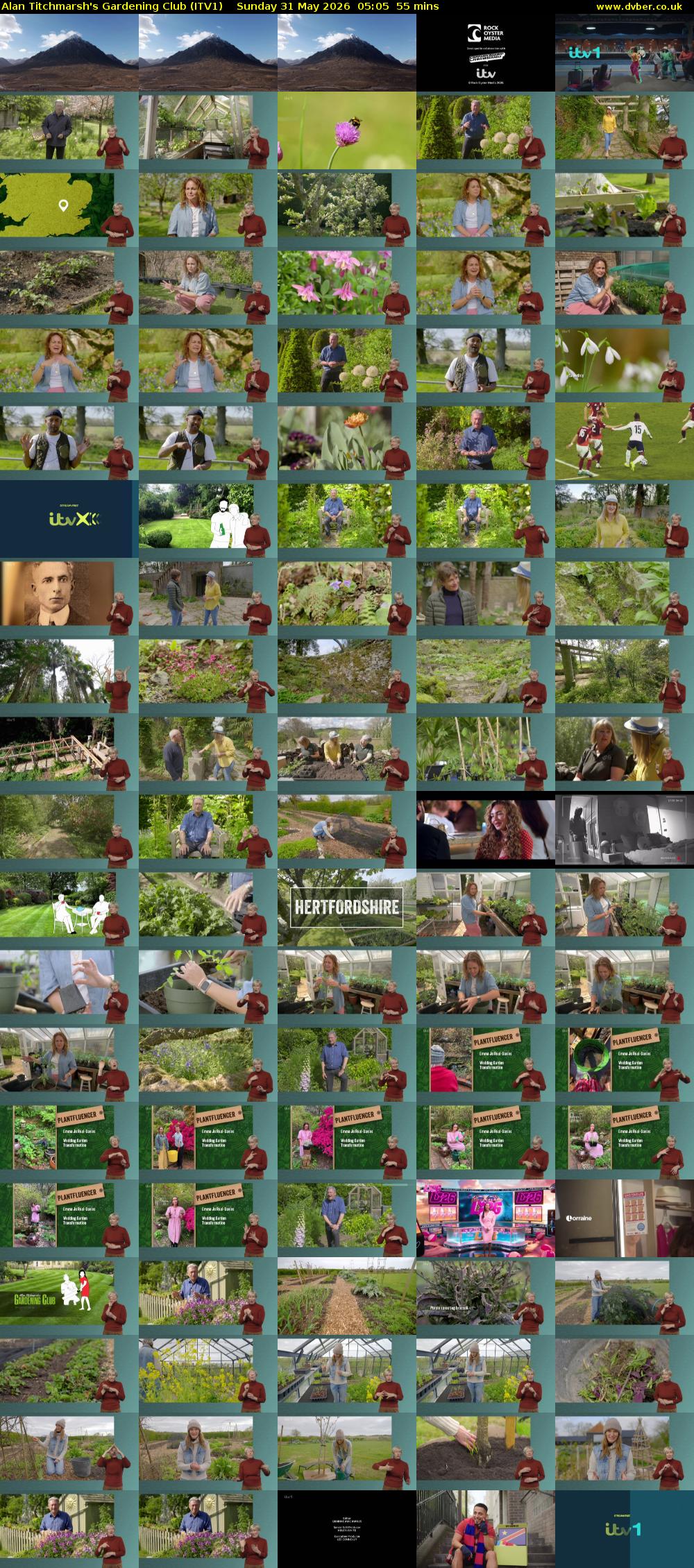 Alan Titchmarsh's Gardening Club (ITV1) Sunday 31 May 2026 05:05 - 06:00