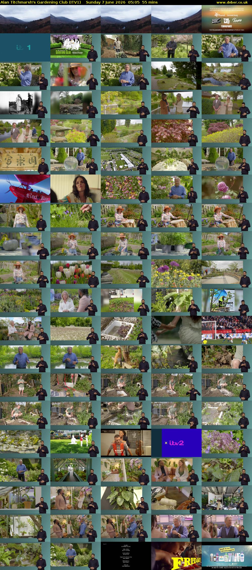 Alan Titchmarsh's Gardening Club (ITV1) Sunday 7 June 2026 05:05 - 06:00