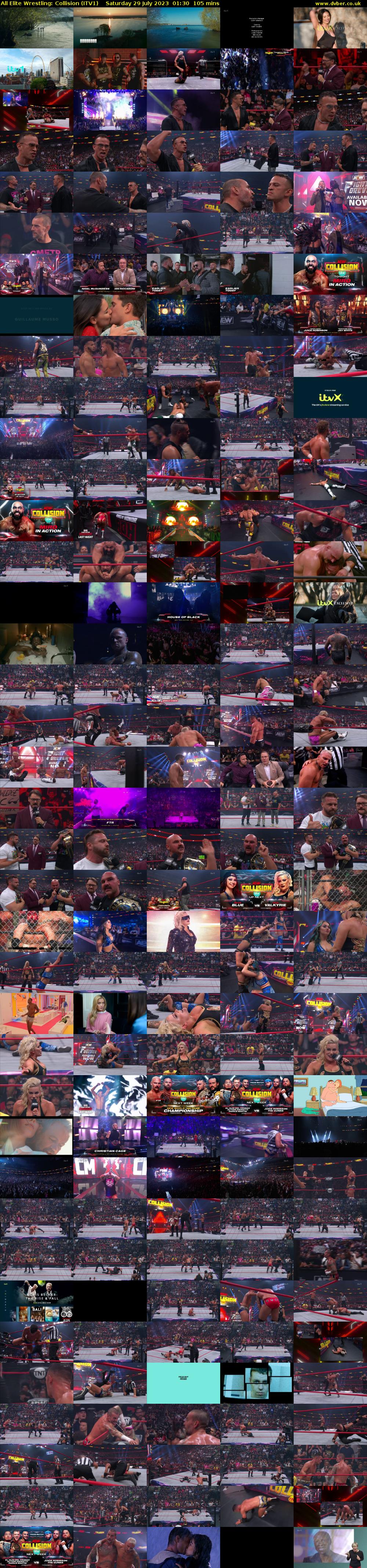 All Elite Wrestling: Collision (ITV1) Saturday 29 July 2023 01:30 - 03:15
