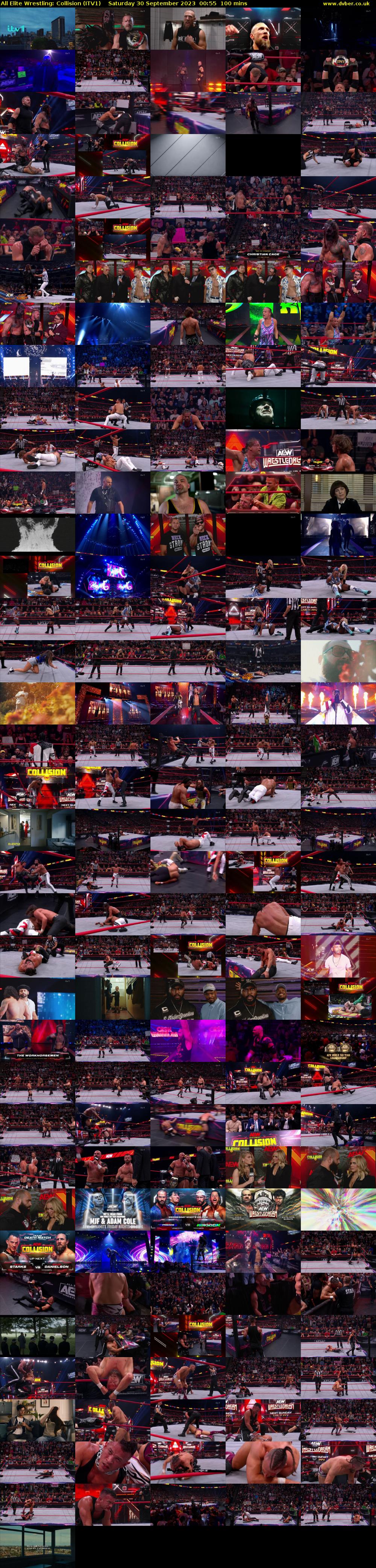 All Elite Wrestling: Collision (ITV1) Saturday 30 September 2023 00:55 - 02:35