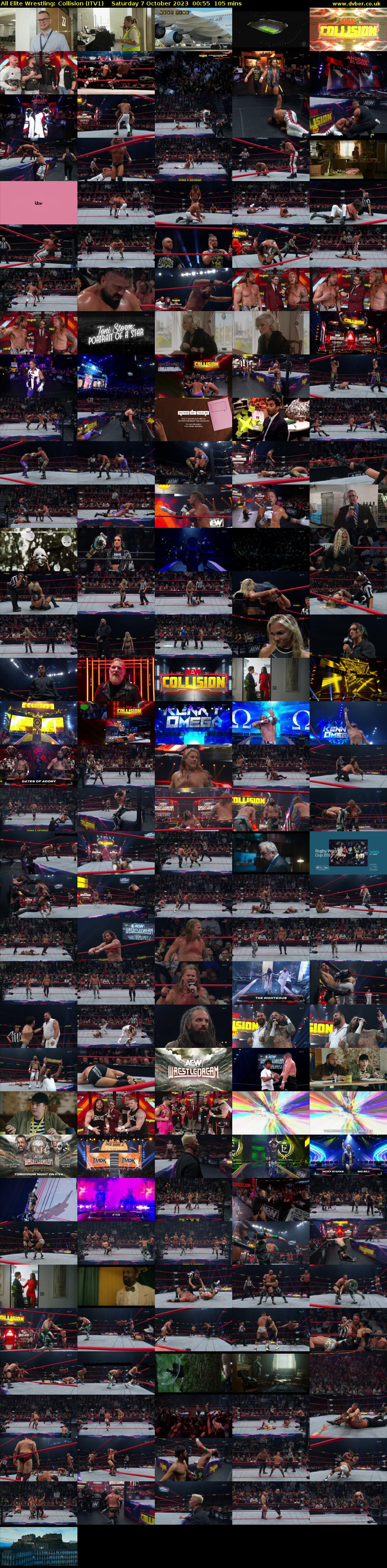 All Elite Wrestling: Collision (ITV1) Saturday 7 October 2023 00:55 - 02:40