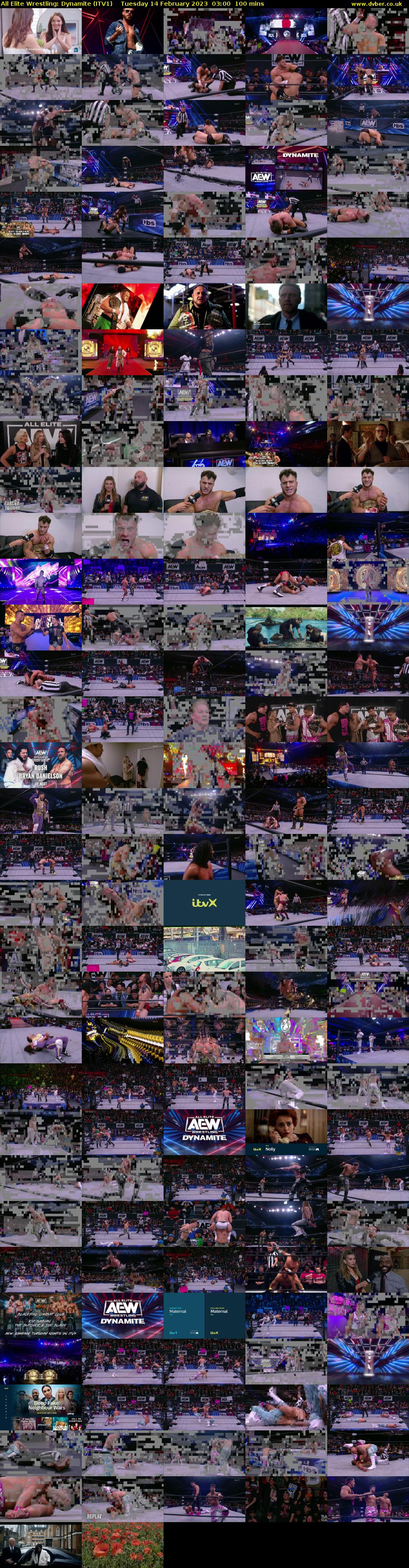 All Elite Wrestling: Dynamite (ITV1) Tuesday 14 February 2023 03:00 - 04:40