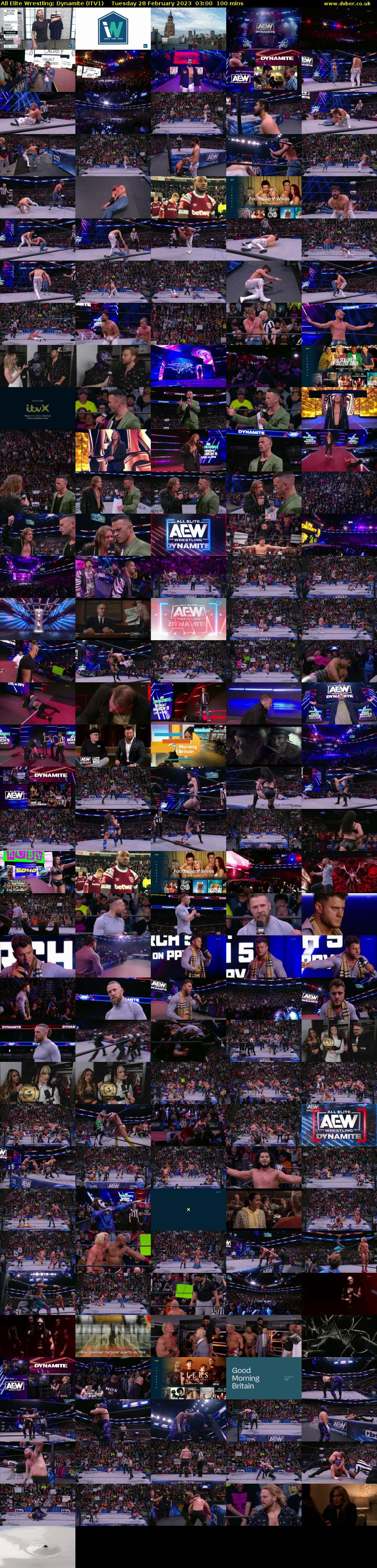 All Elite Wrestling: Dynamite (ITV1) Tuesday 28 February 2023 03:00 - 04:40