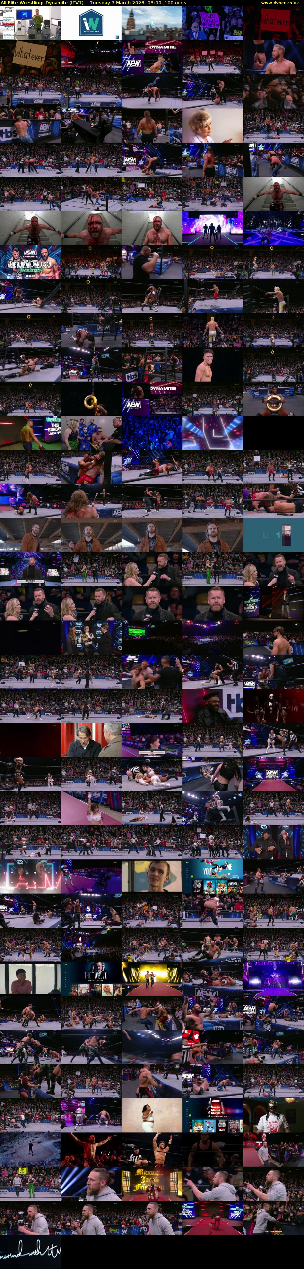 All Elite Wrestling: Dynamite (ITV1) Tuesday 7 March 2023 03:00 - 04:40