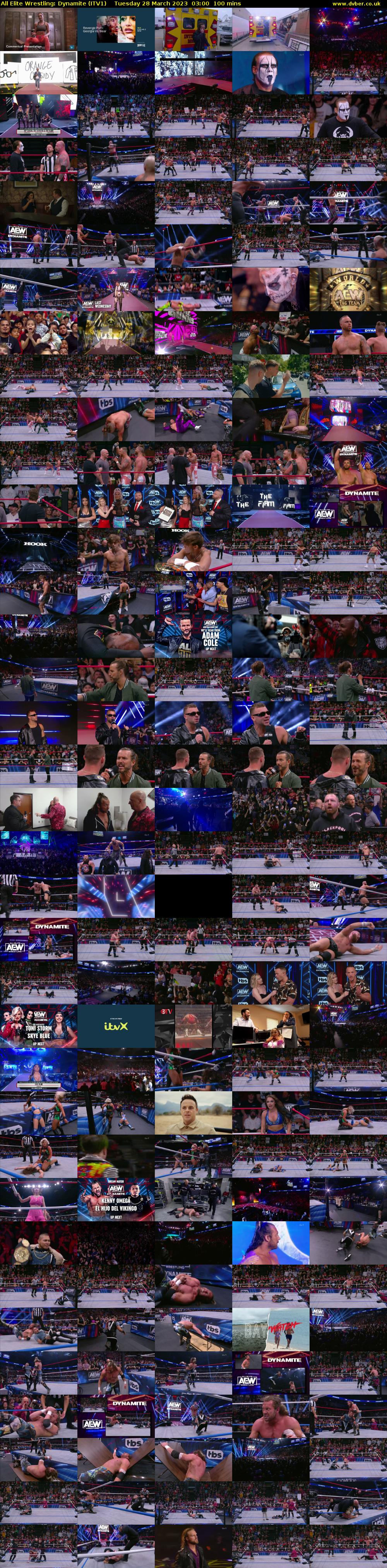 All Elite Wrestling: Dynamite (ITV1) Tuesday 28 March 2023 03:00 - 04:40