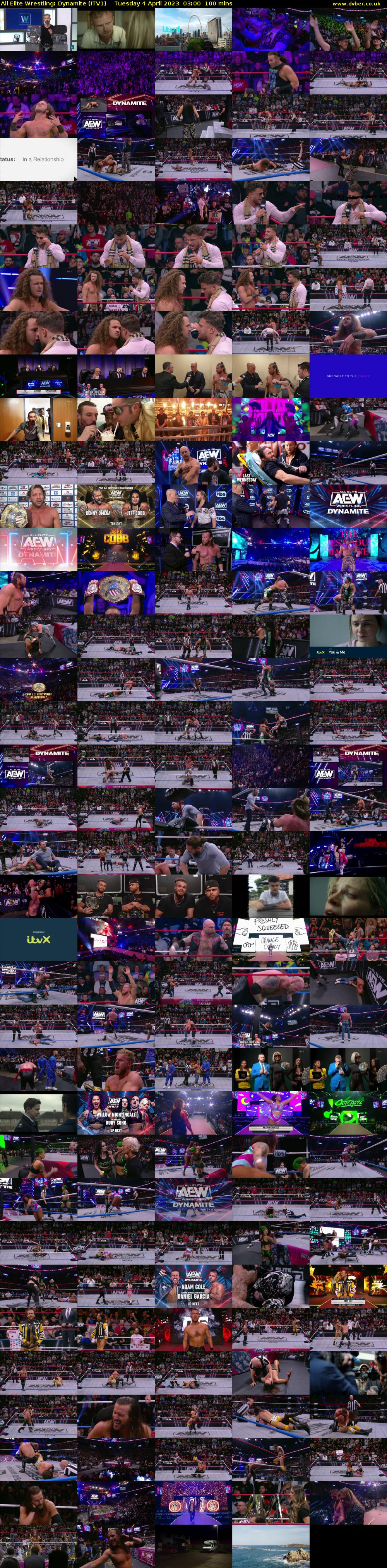 All Elite Wrestling: Dynamite (ITV1) Tuesday 4 April 2023 03:00 - 04:40