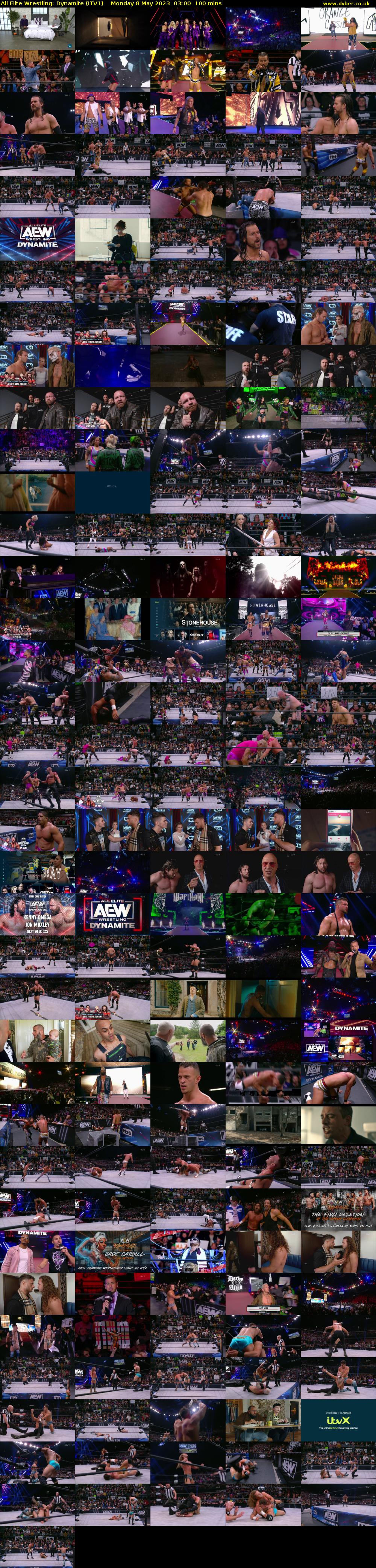 All Elite Wrestling: Dynamite (ITV1) Monday 8 May 2023 03:00 - 04:40