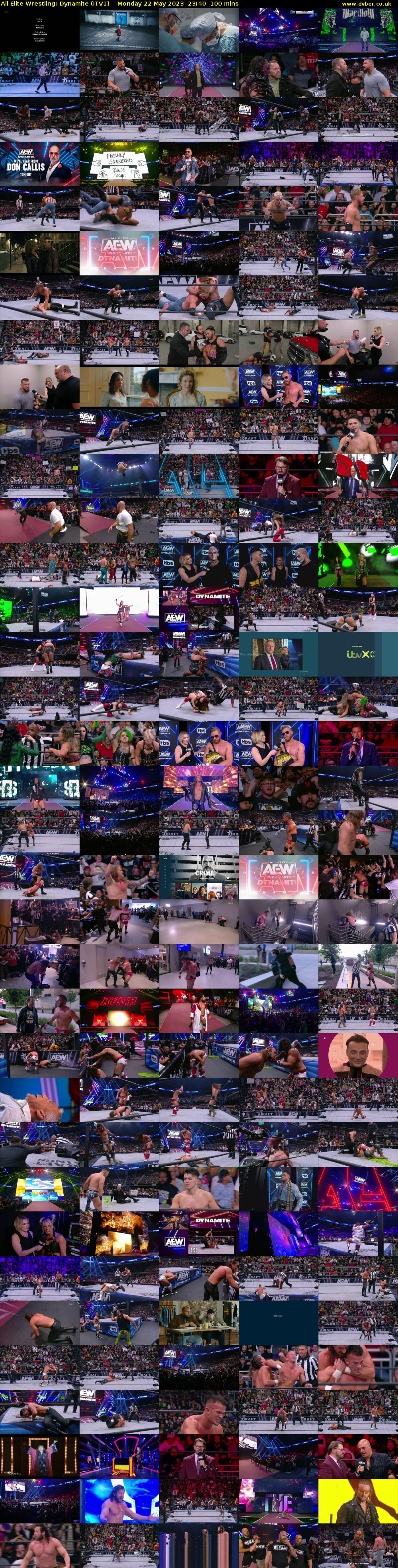 All Elite Wrestling: Dynamite (ITV1) Monday 22 May 2023 23:40 - 01:20