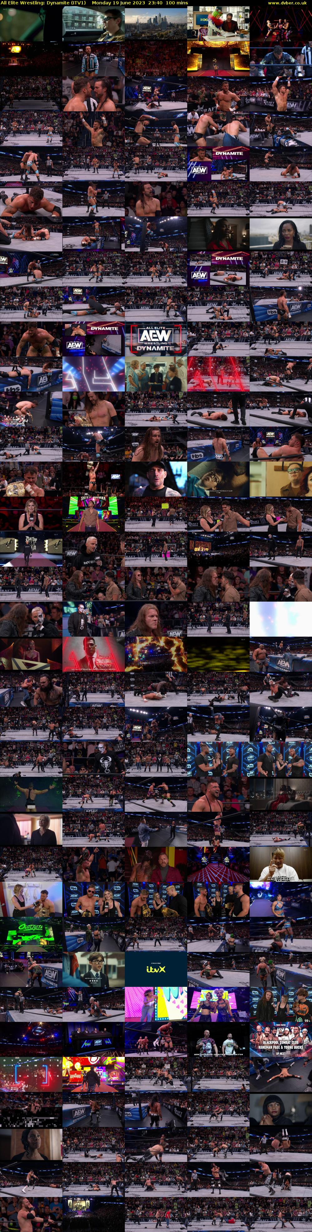 All Elite Wrestling: Dynamite (ITV1) Monday 19 June 2023 23:40 - 01:20
