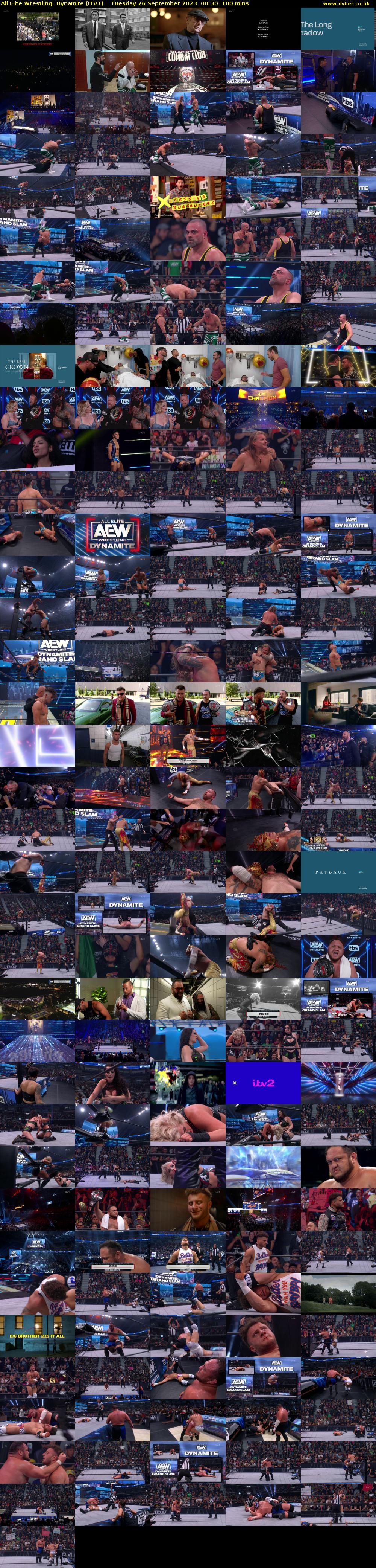 All Elite Wrestling: Dynamite (ITV1) Tuesday 26 September 2023 00:30 - 02:10