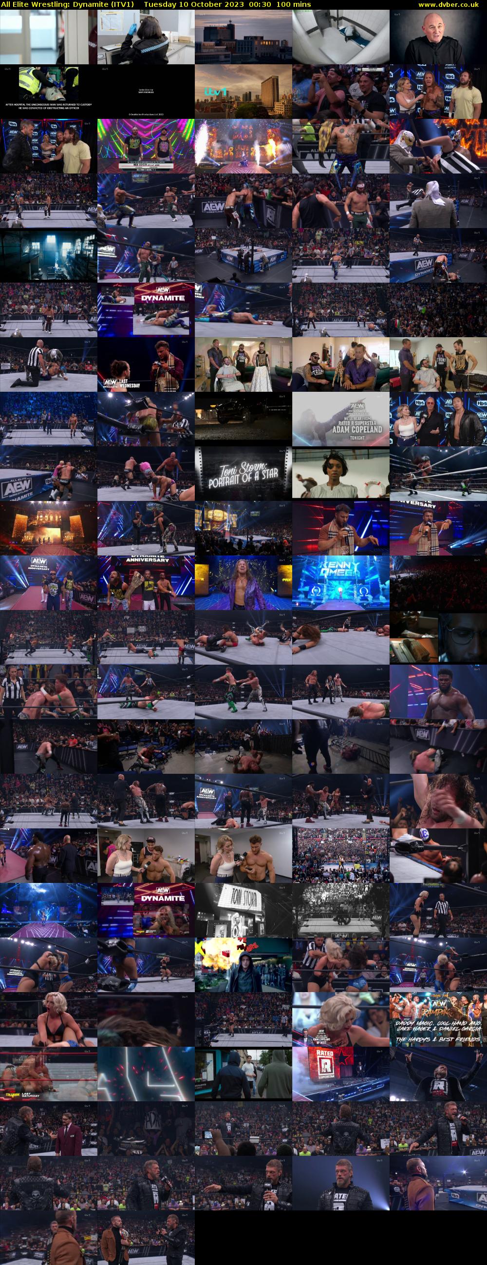 All Elite Wrestling: Dynamite (ITV1) Tuesday 10 October 2023 00:30 - 02:10