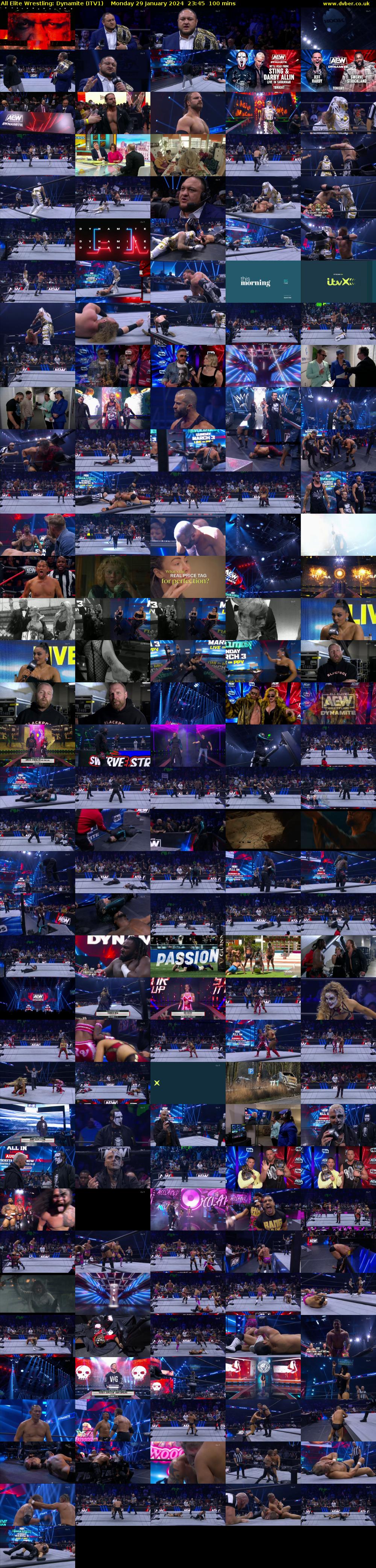 All Elite Wrestling: Dynamite (ITV1) Monday 29 January 2024 23:45 - 01:25