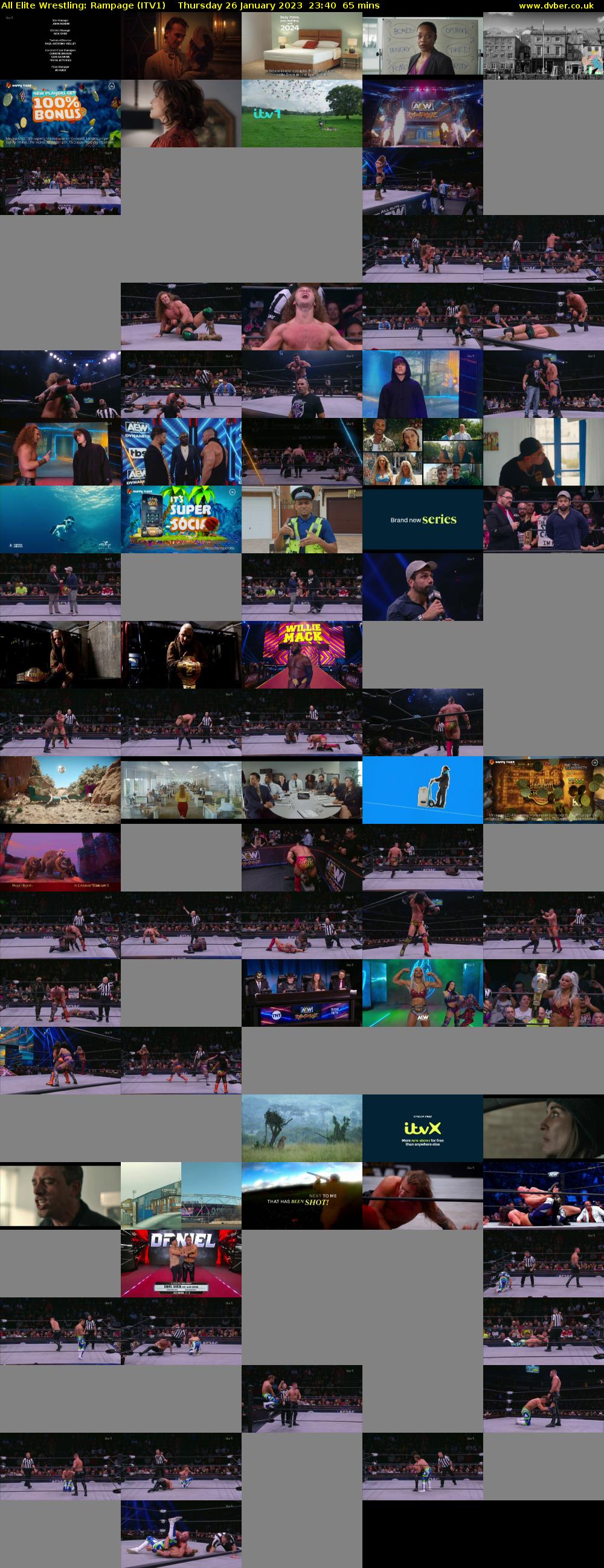 All Elite Wrestling: Rampage (ITV1) Thursday 26 January 2023 23:40 - 00:45