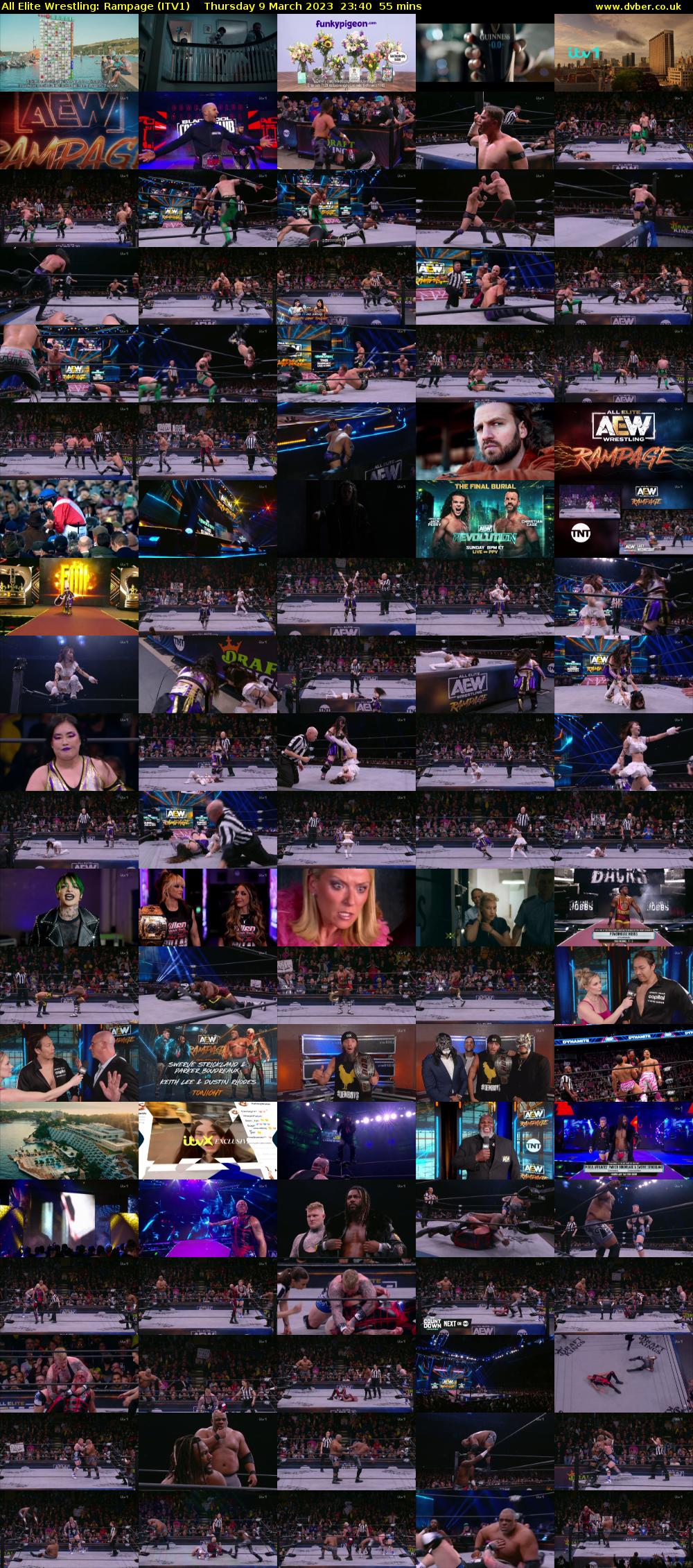 All Elite Wrestling: Rampage (ITV1) Thursday 9 March 2023 23:40 - 00:35