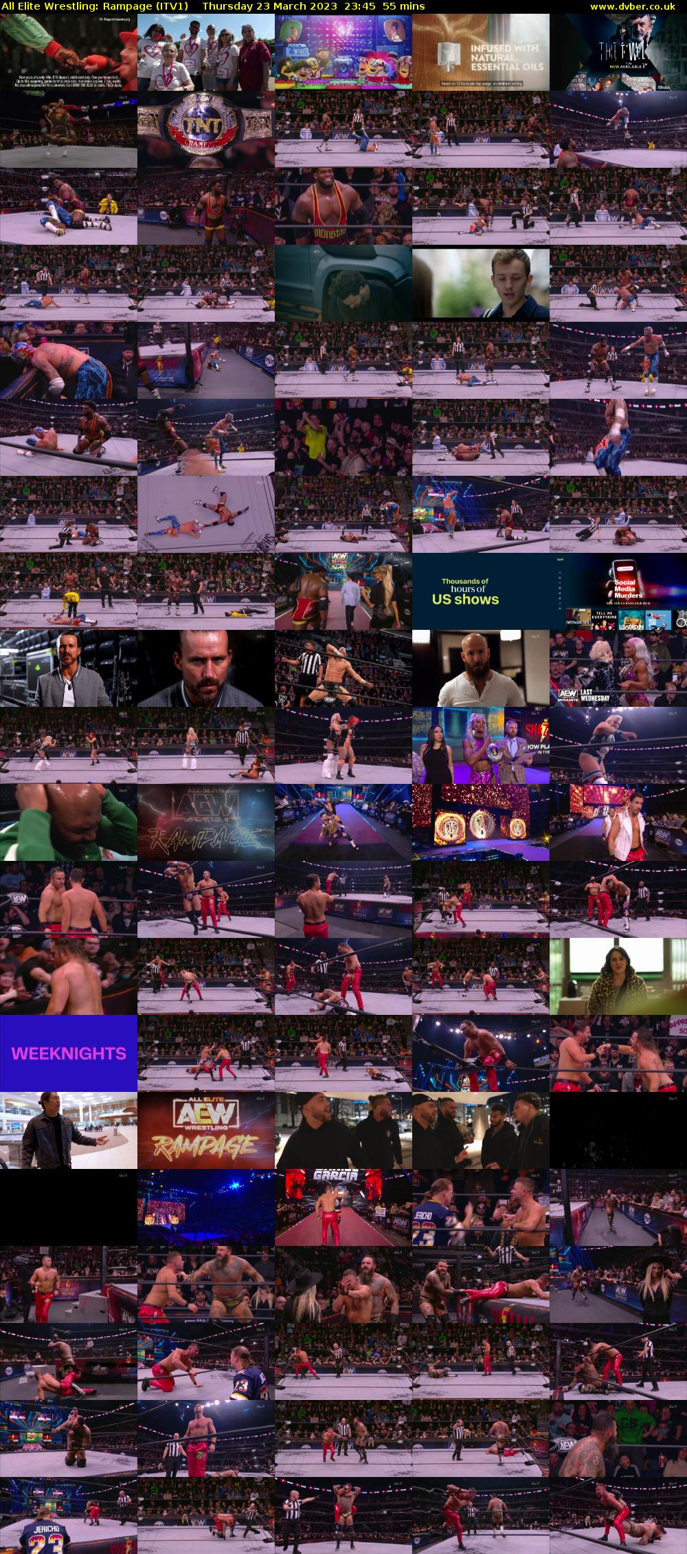All Elite Wrestling: Rampage (ITV1) Thursday 23 March 2023 23:45 - 00:40