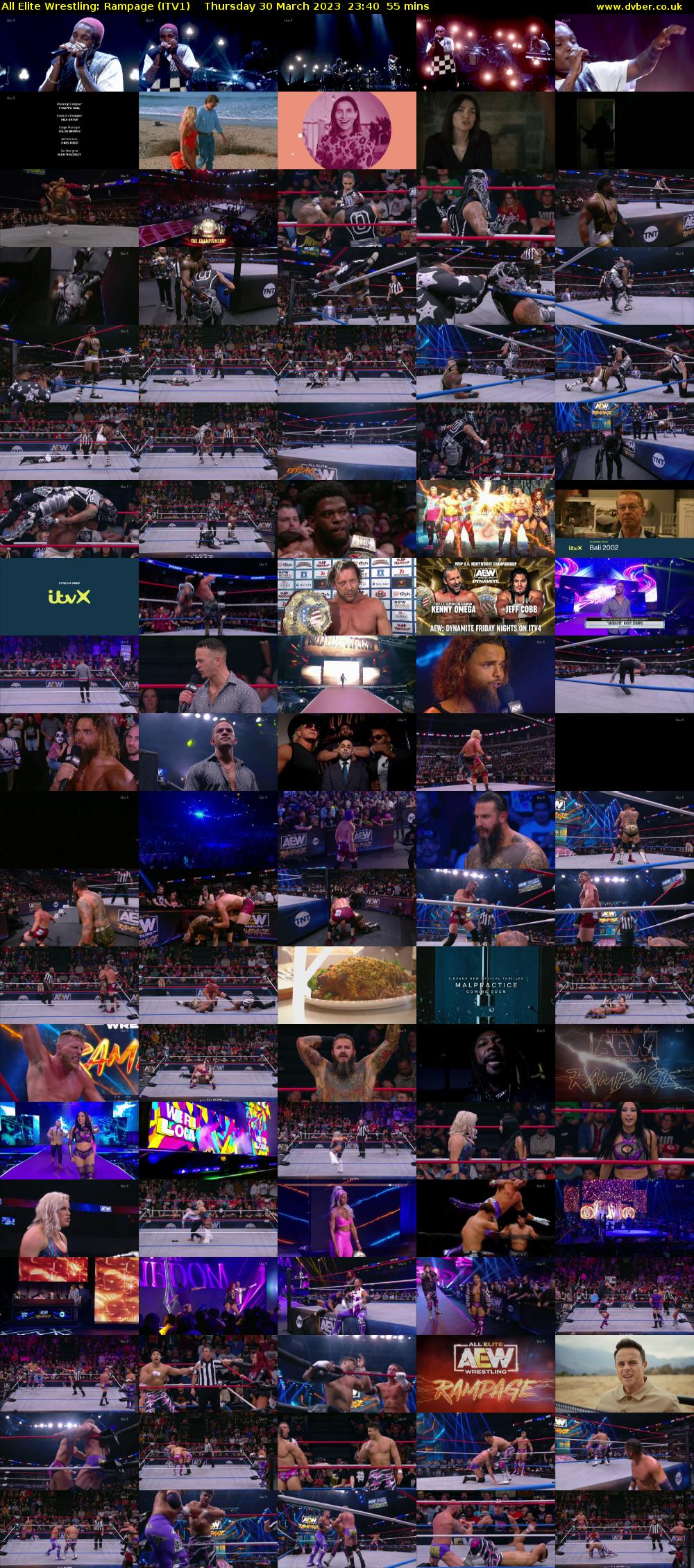 All Elite Wrestling: Rampage (ITV1) Thursday 30 March 2023 23:40 - 00:35