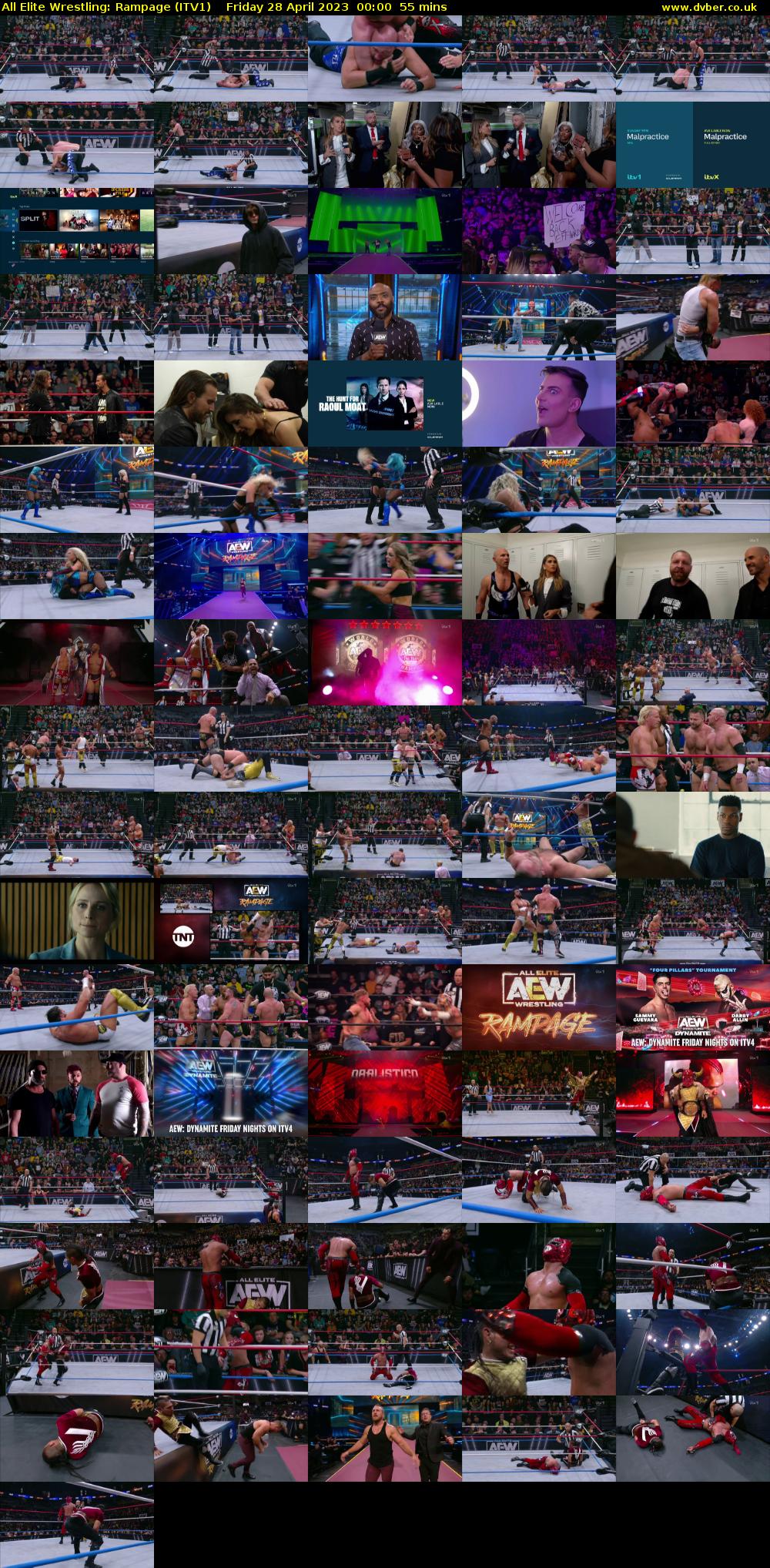 All Elite Wrestling: Rampage (ITV1) Friday 28 April 2023 00:00 - 00:55