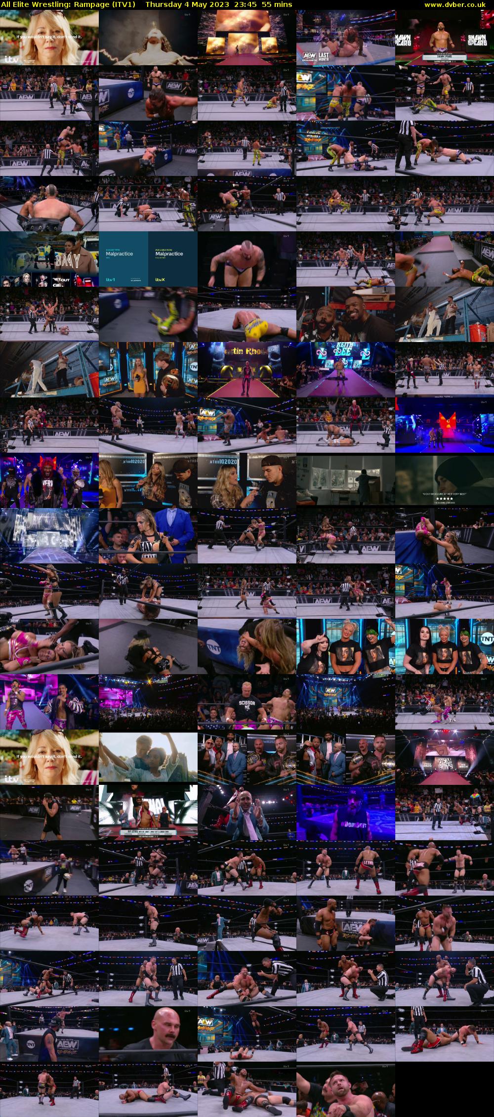 All Elite Wrestling: Rampage (ITV1) Thursday 4 May 2023 23:45 - 00:40