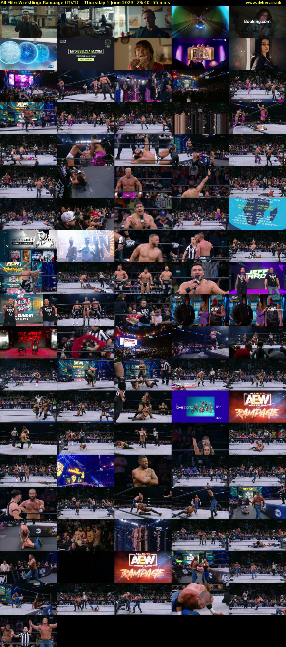 All Elite Wrestling: Rampage (ITV1) Thursday 1 June 2023 23:40 - 00:35
