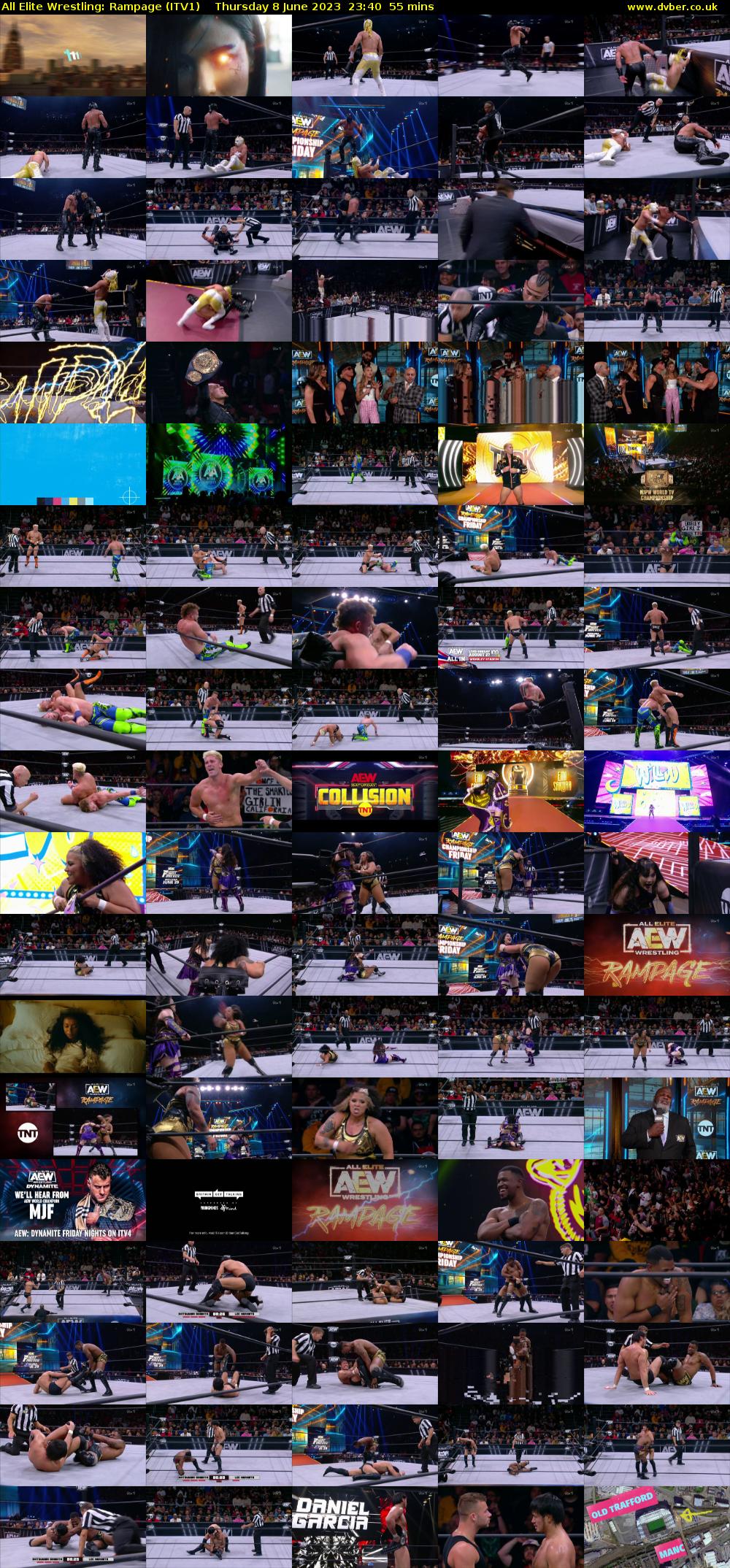 All Elite Wrestling: Rampage (ITV1) Thursday 8 June 2023 23:40 - 00:35