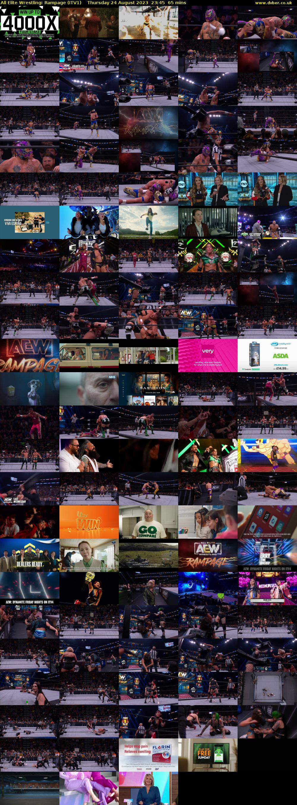 All Elite Wrestling: Rampage (ITV1) Thursday 24 August 2023 23:45 - 00:50