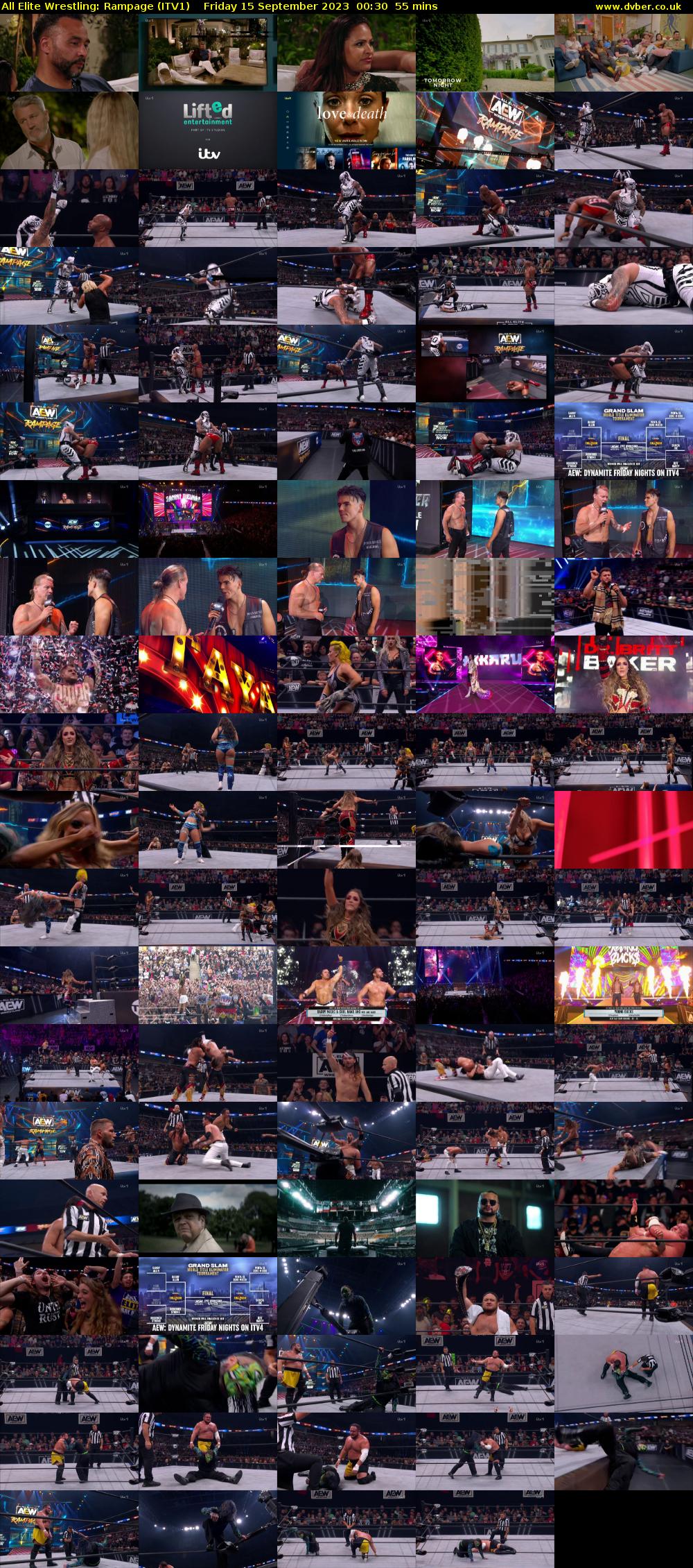 All Elite Wrestling: Rampage (ITV1) Friday 15 September 2023 00:30 - 01:25