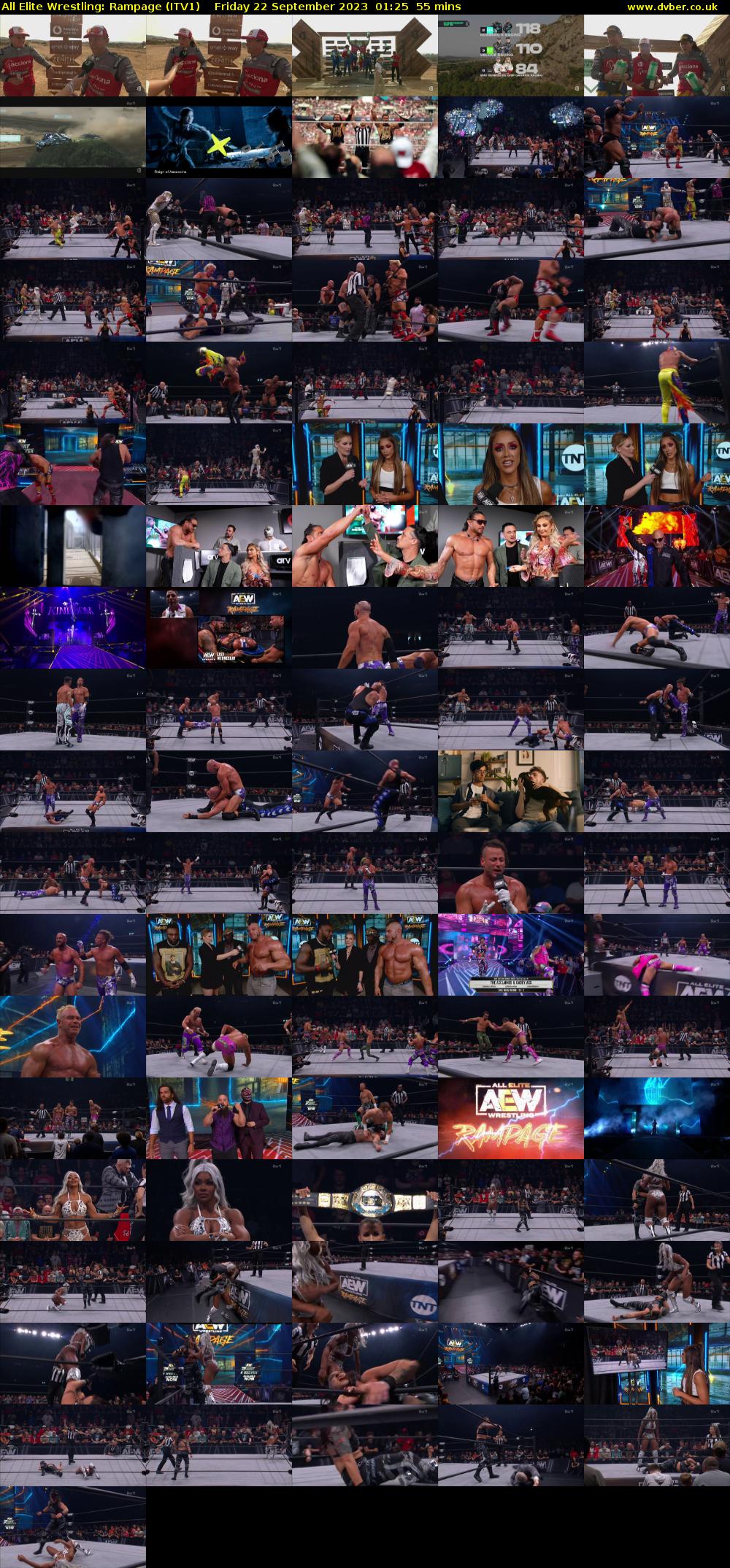 All Elite Wrestling: Rampage (ITV1) Friday 22 September 2023 01:25 - 02:20